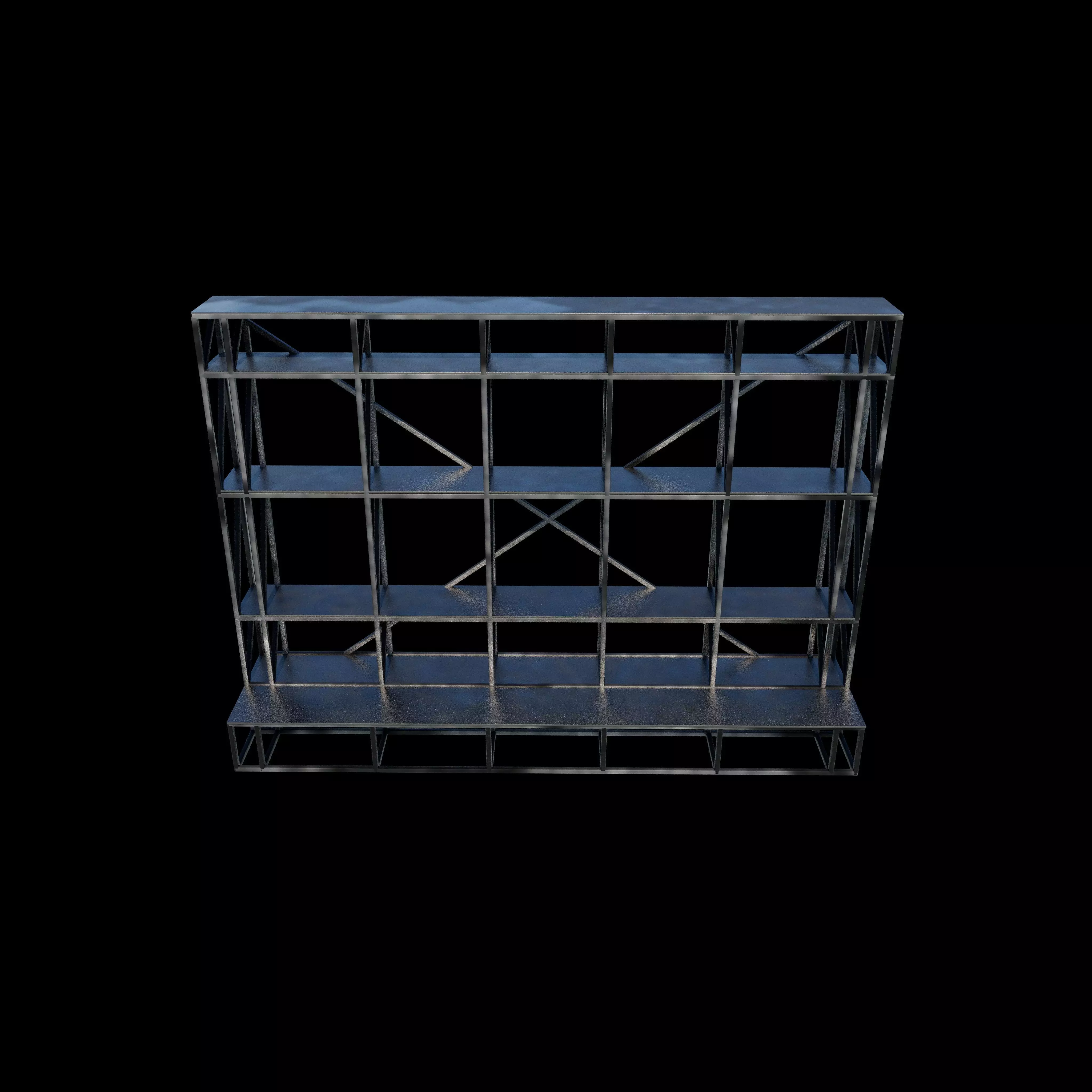 Scaffolding frame 3D model_9