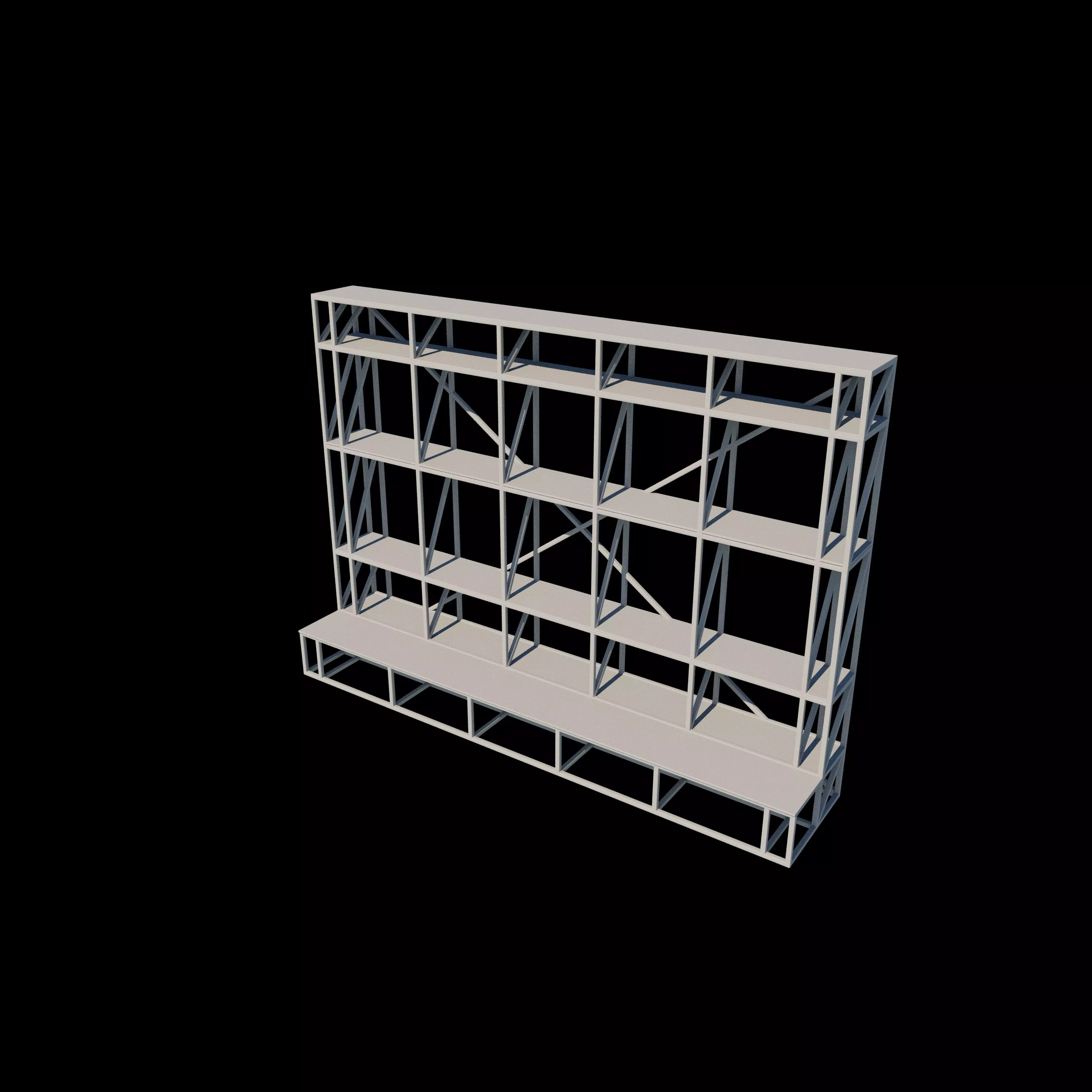 Scaffolding frame 3D model_12