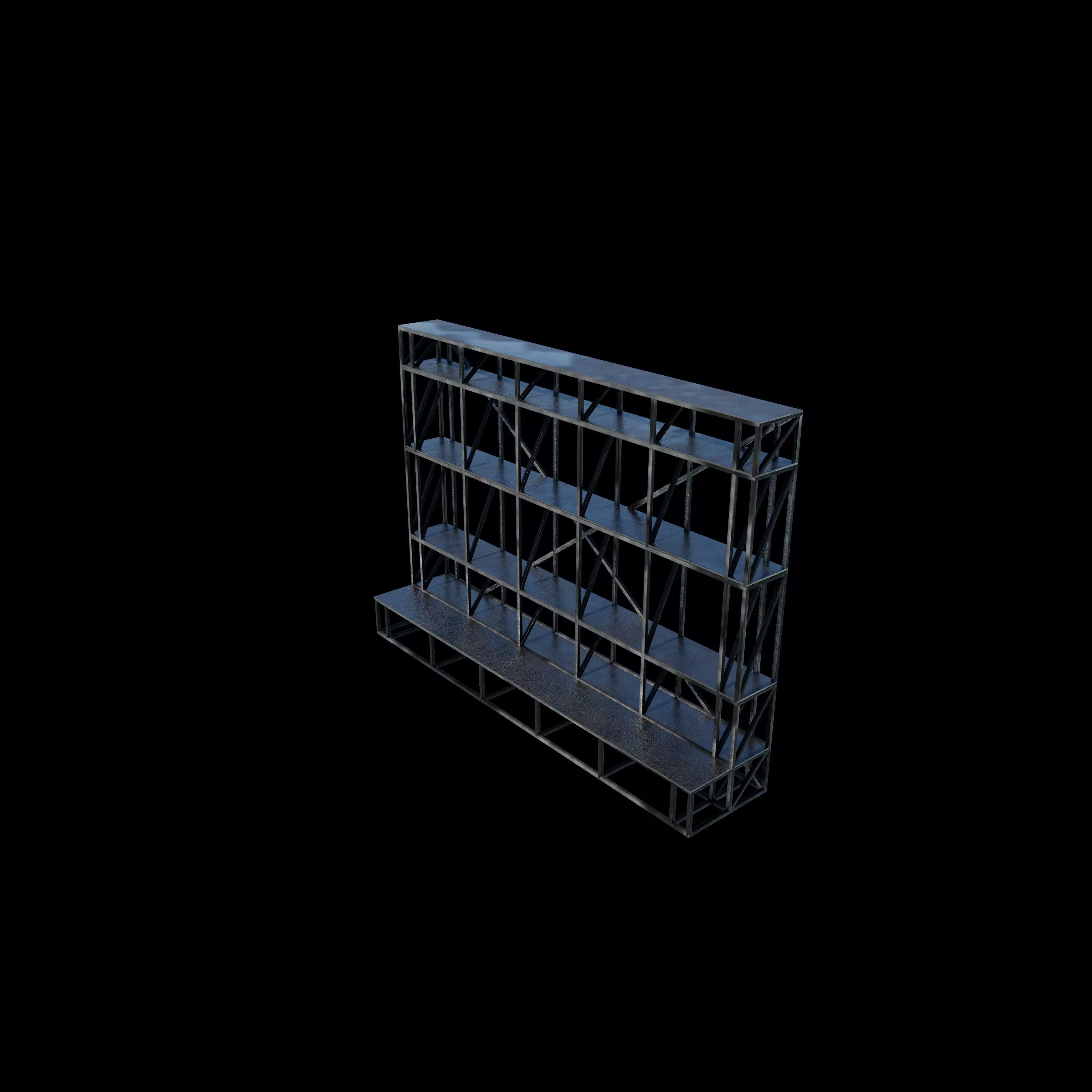 Scaffolding frame 3D model_8