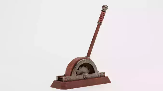 Rusty Lever - Rigged