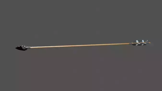 Arrows Low-poly 3D model