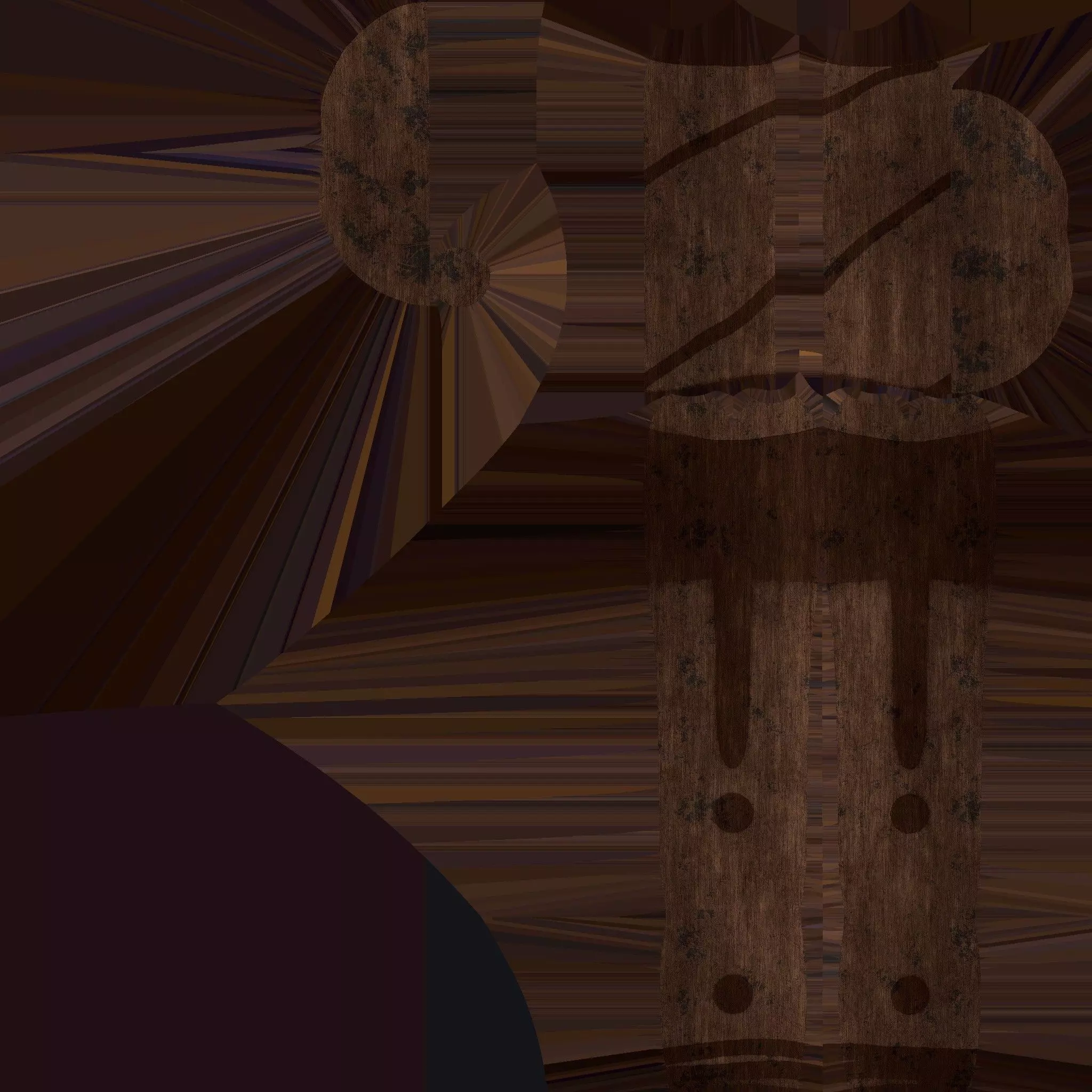 Medieval Axe 3D model_10