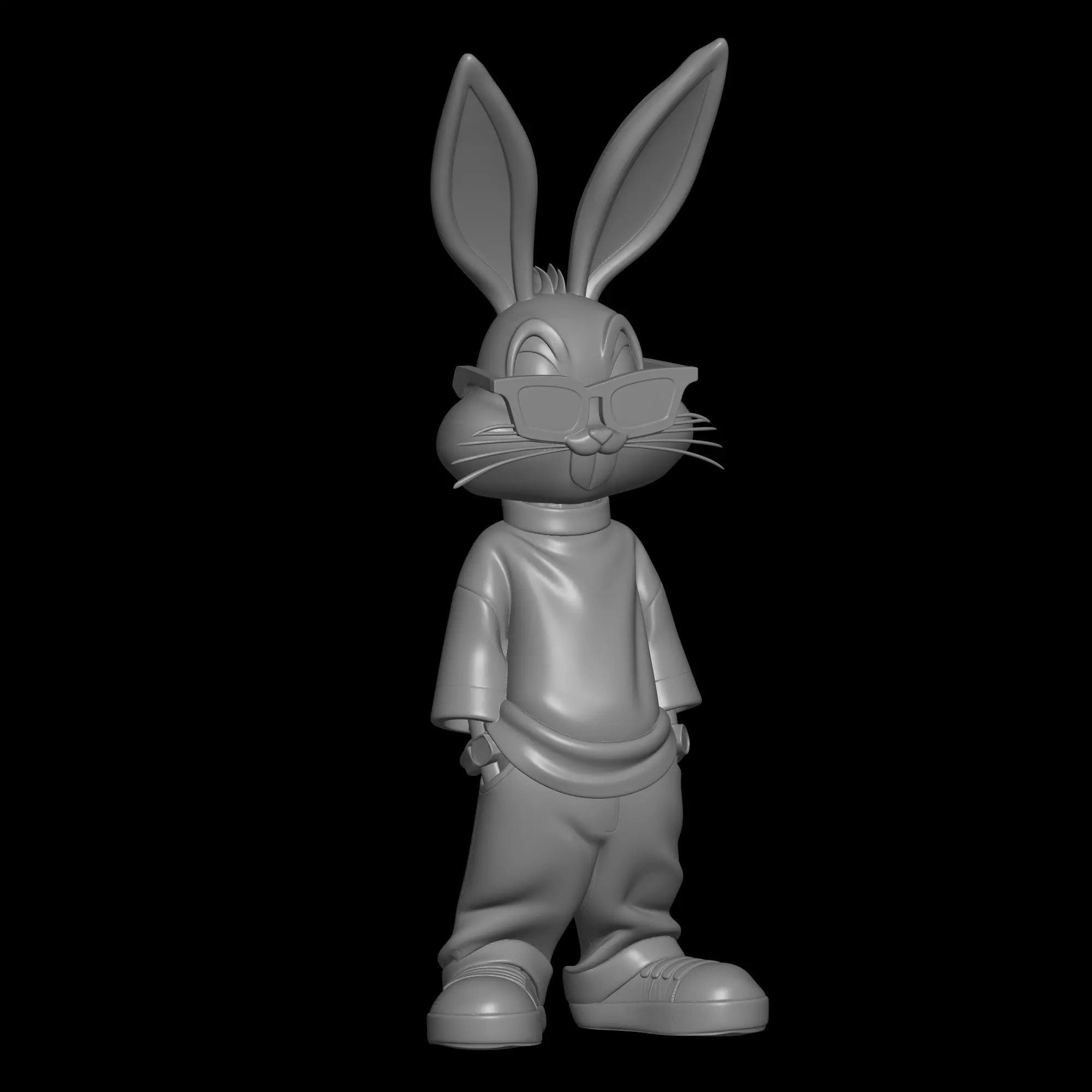 bugs bunny figure 3D print model_3