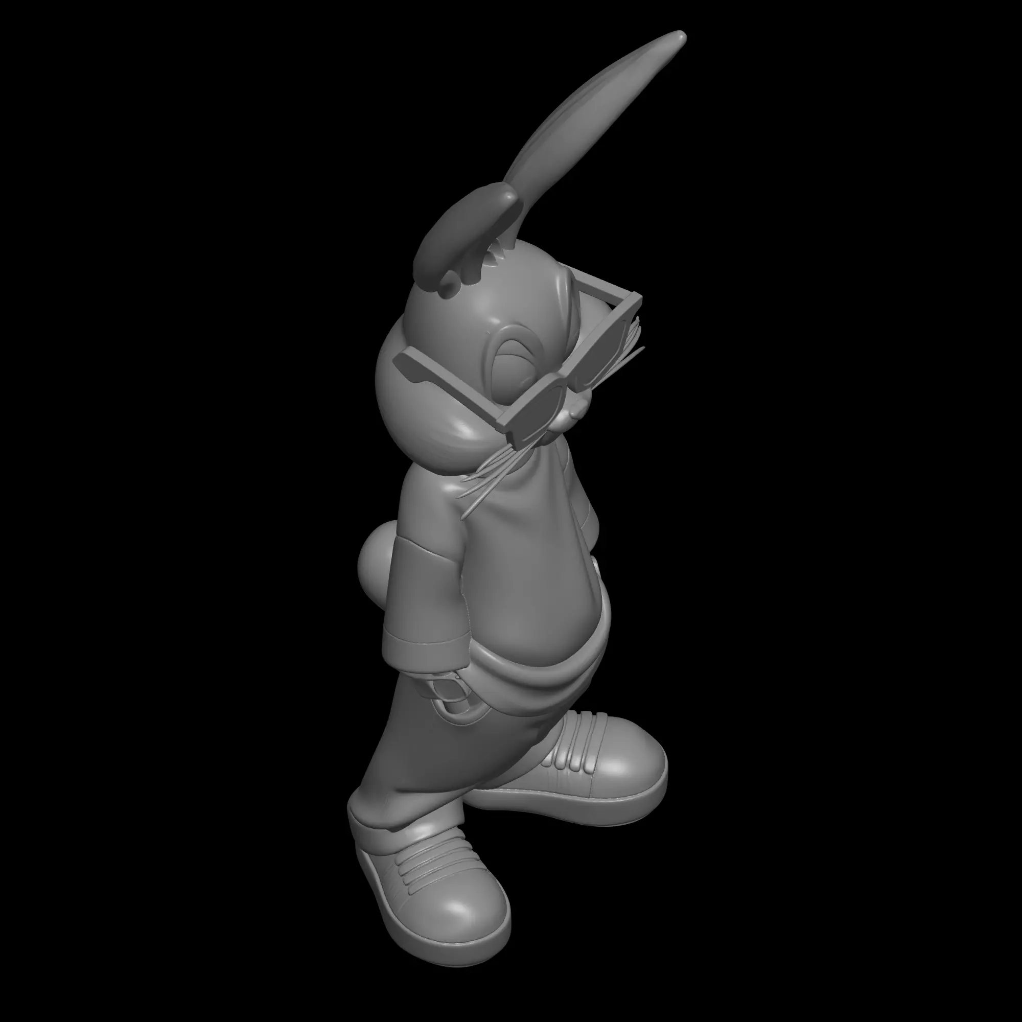 bugs bunny figure 3D print model_1