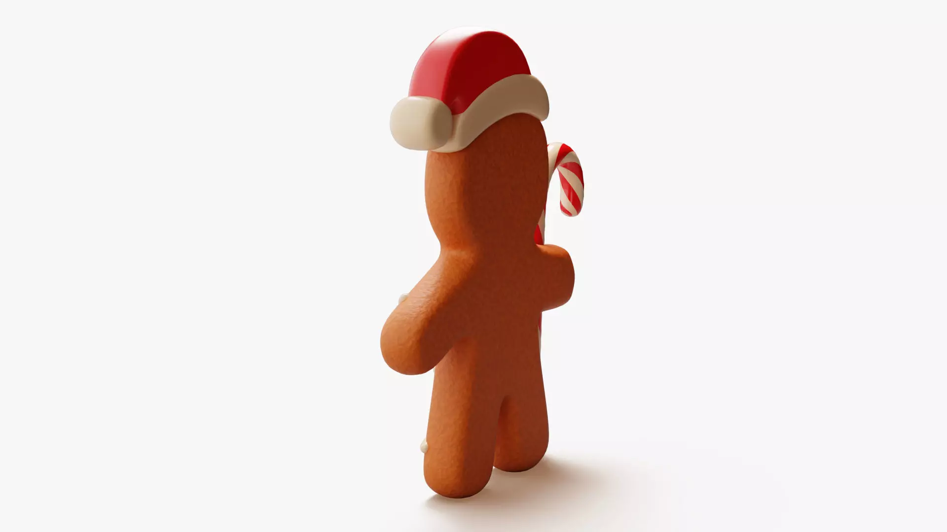Gingerbread Man 3D model_5