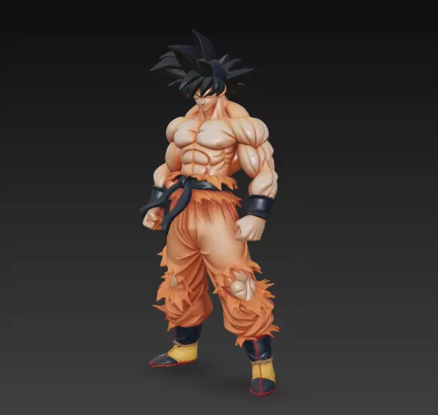 Son Goku Ultra Instinct Sign Free 3D print model