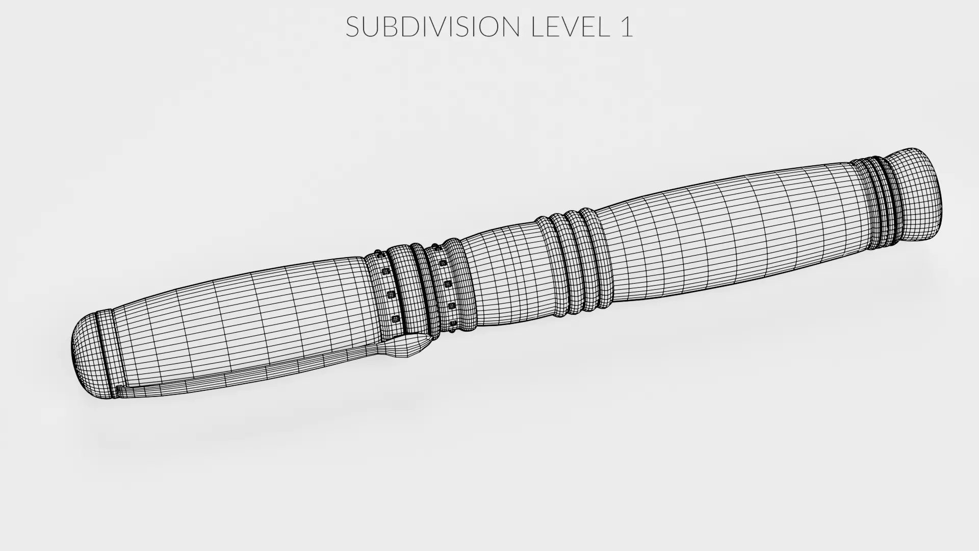 Luxury Fountain Pen V2 Low-poly 3D model_11