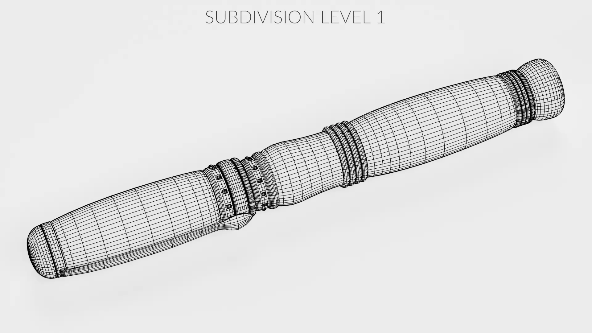 Luxury Ballpoint Pen V4 Low-poly 3D model_10