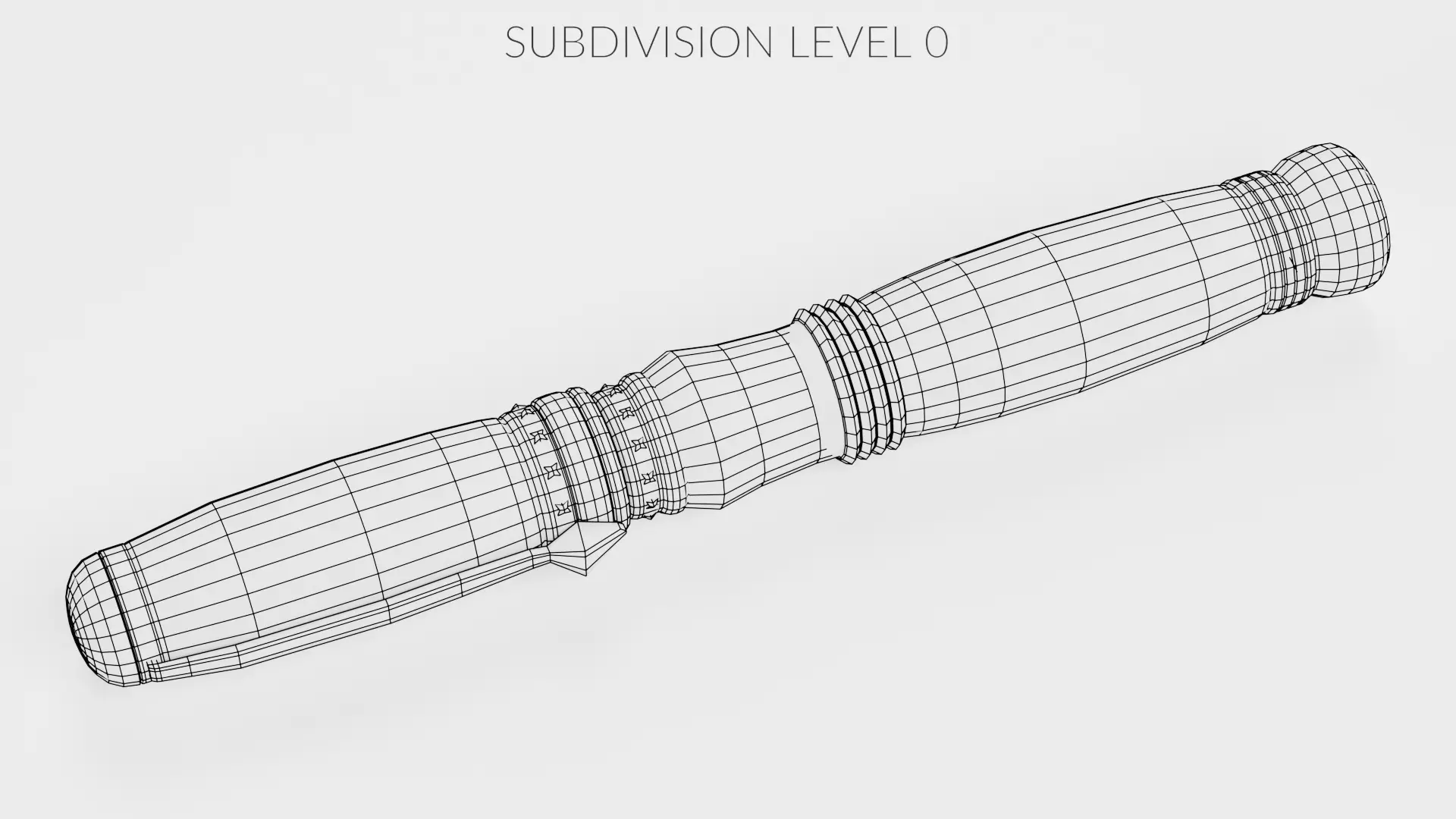 Luxury Ballpoint Pen V4 Low-poly 3D model_9