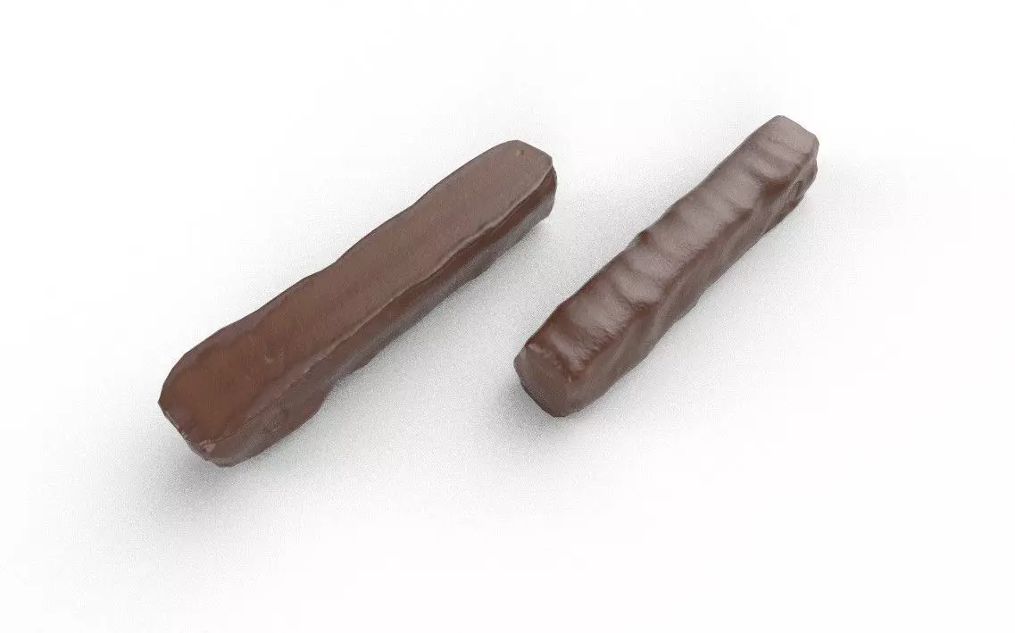 Chocolate Bar M01 Low-poly 3D model_4