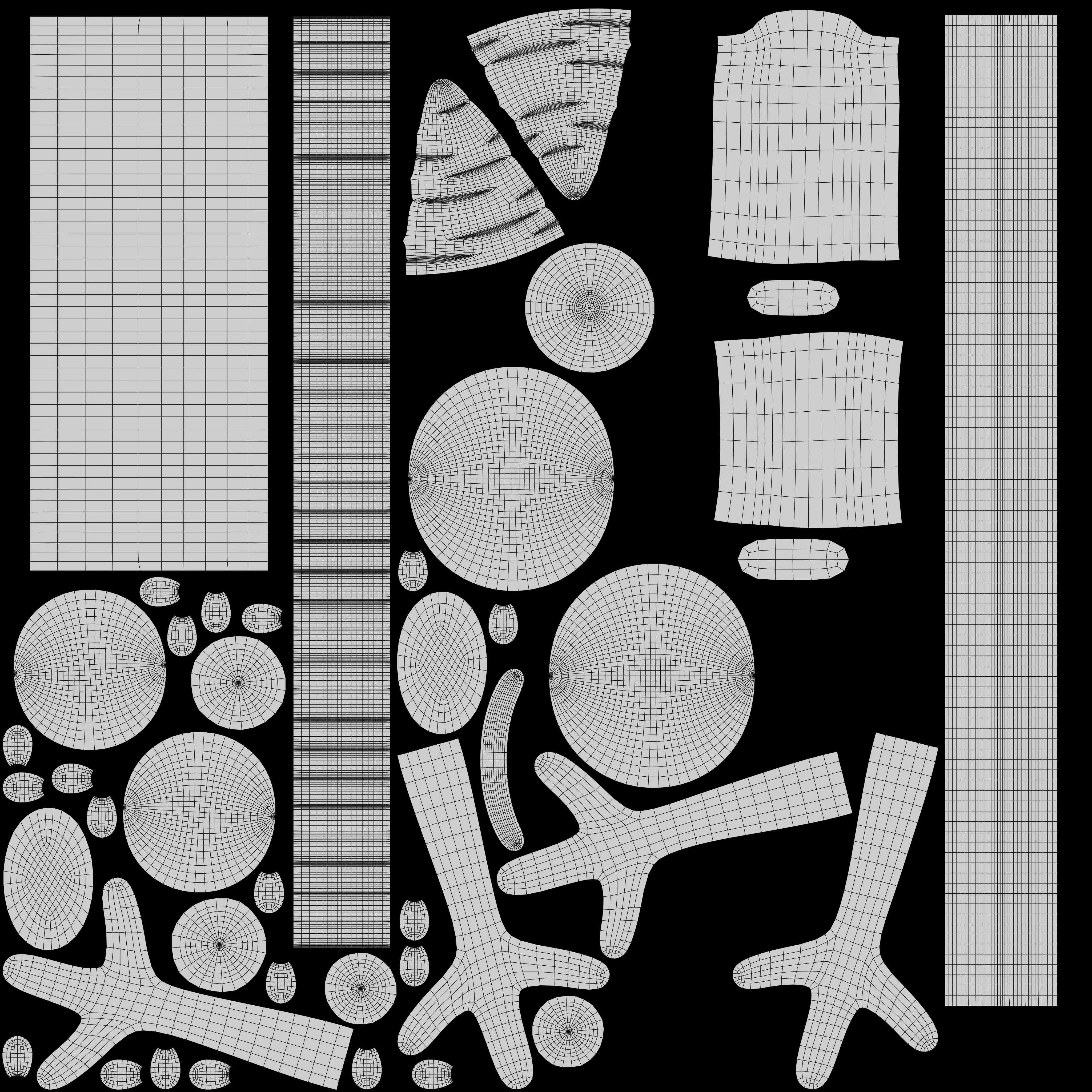 Winter Snowman 3D model_8