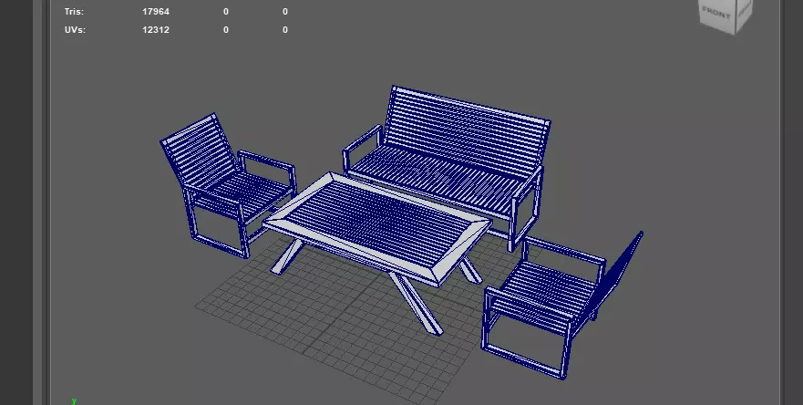  Outdoor Set  3D model_15