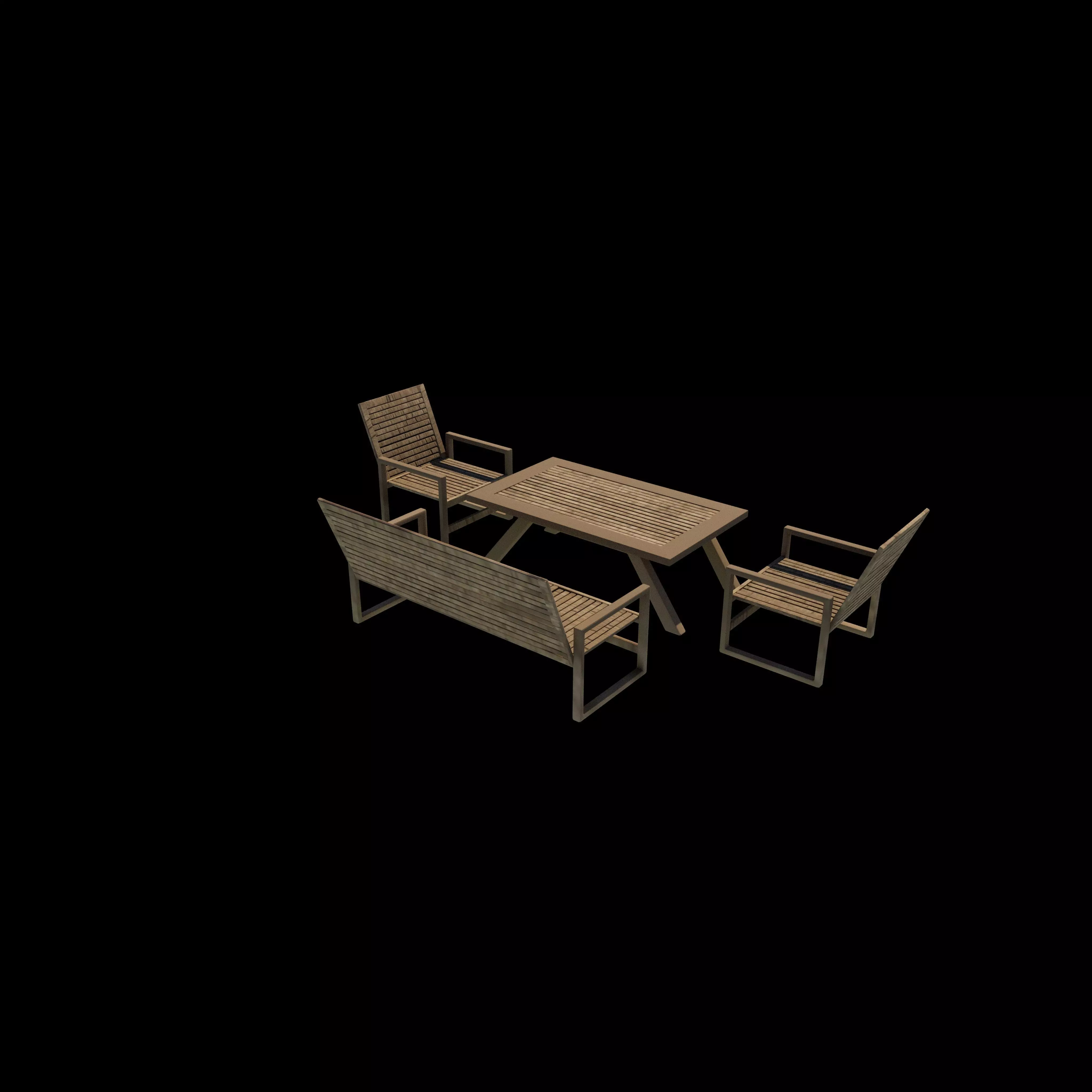  Outdoor Set  3D model_8