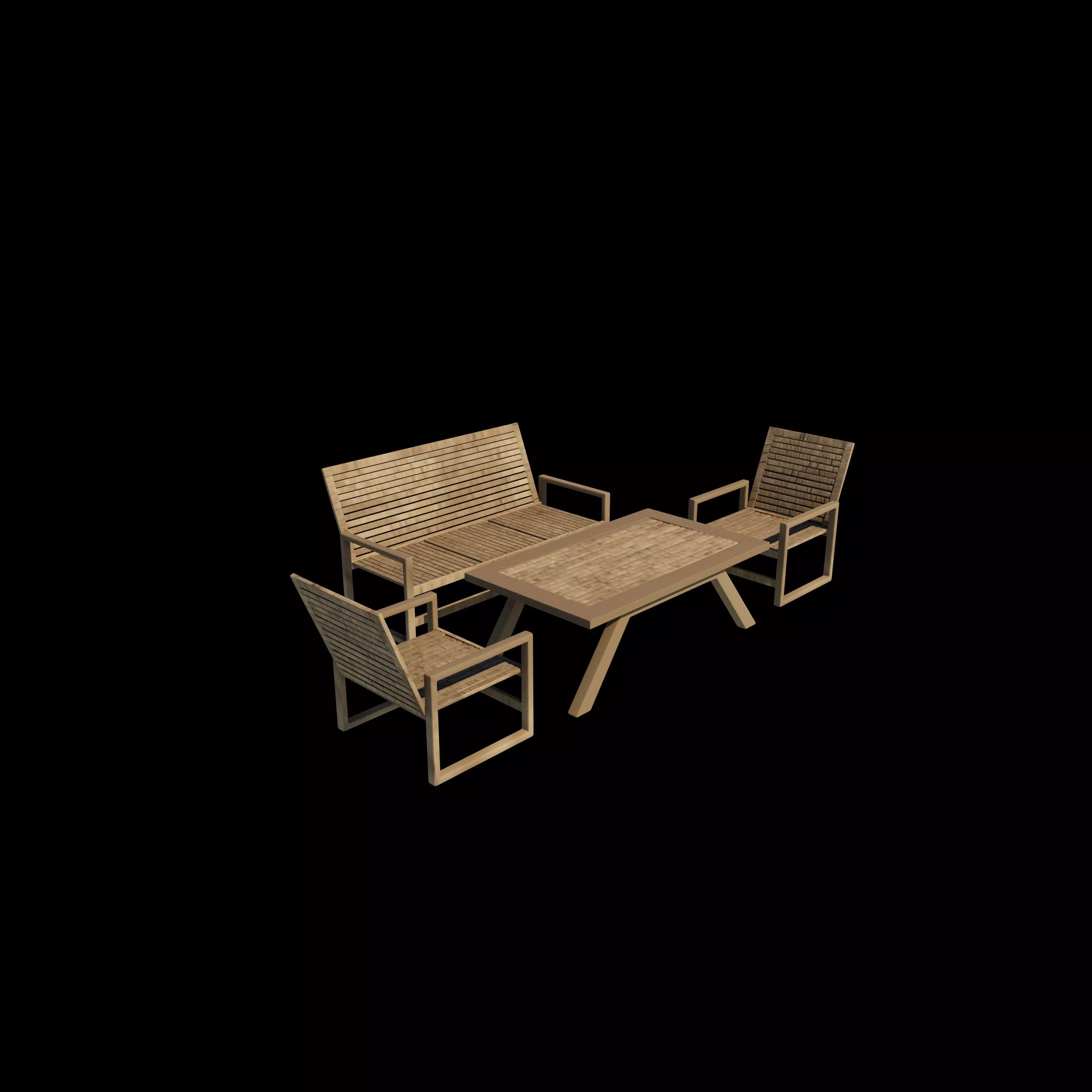  Outdoor Set  3D model_0