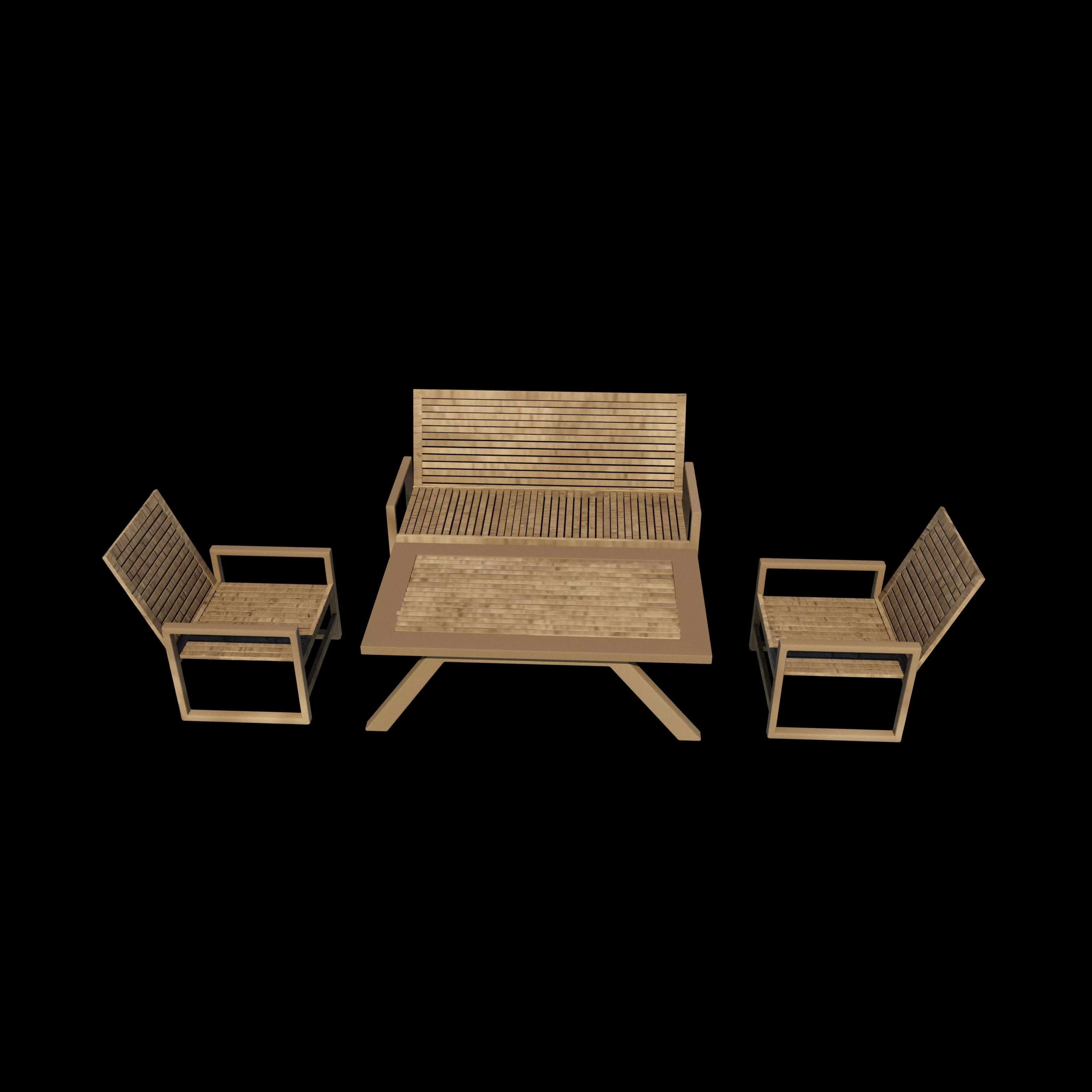  Outdoor Set  3D model_2