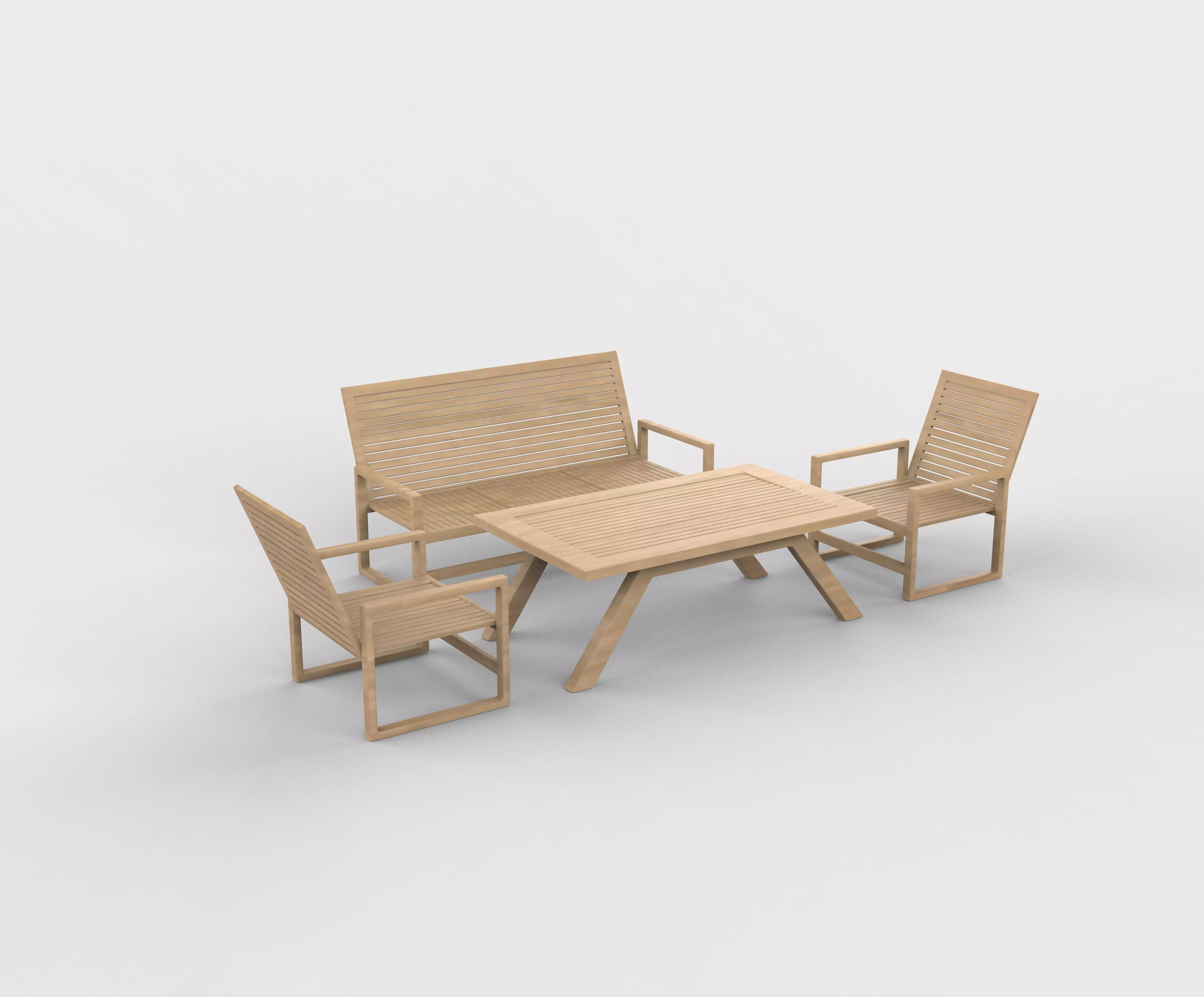  Outdoor Set  3D model_9