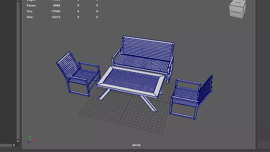  Outdoor Set  3D model_14