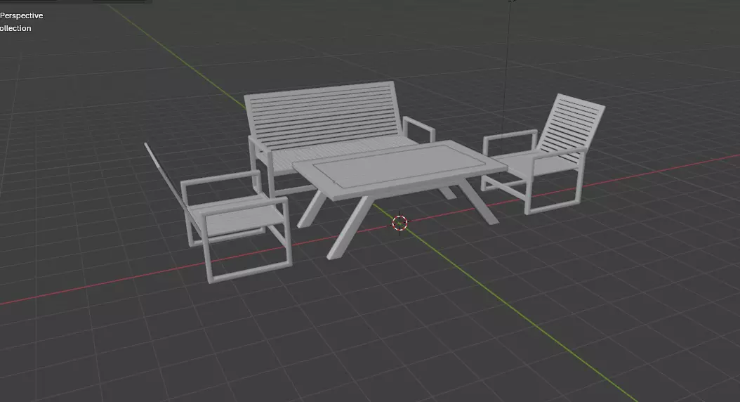  Outdoor Set  3D model_16