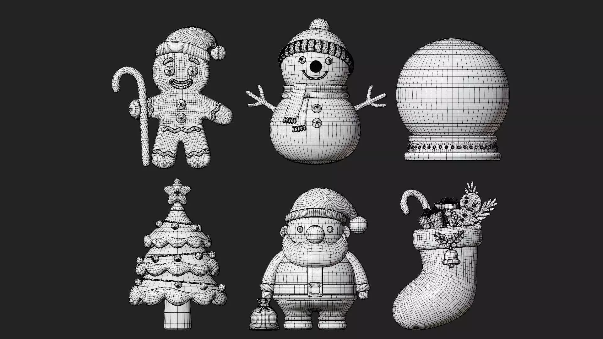 Christmas Pack 3D Model Collection_7