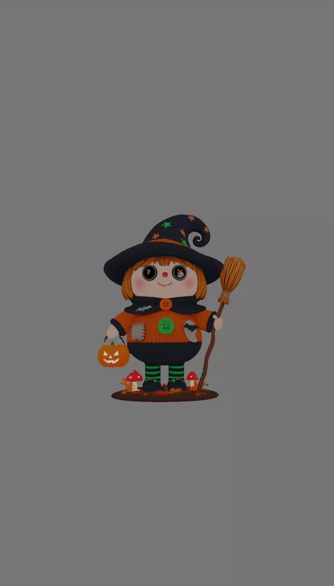 Halloween doll 3D print model_1