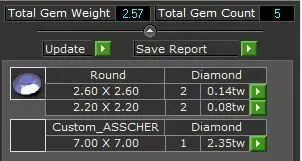 Asscher Engagement Ring 3D print model_14