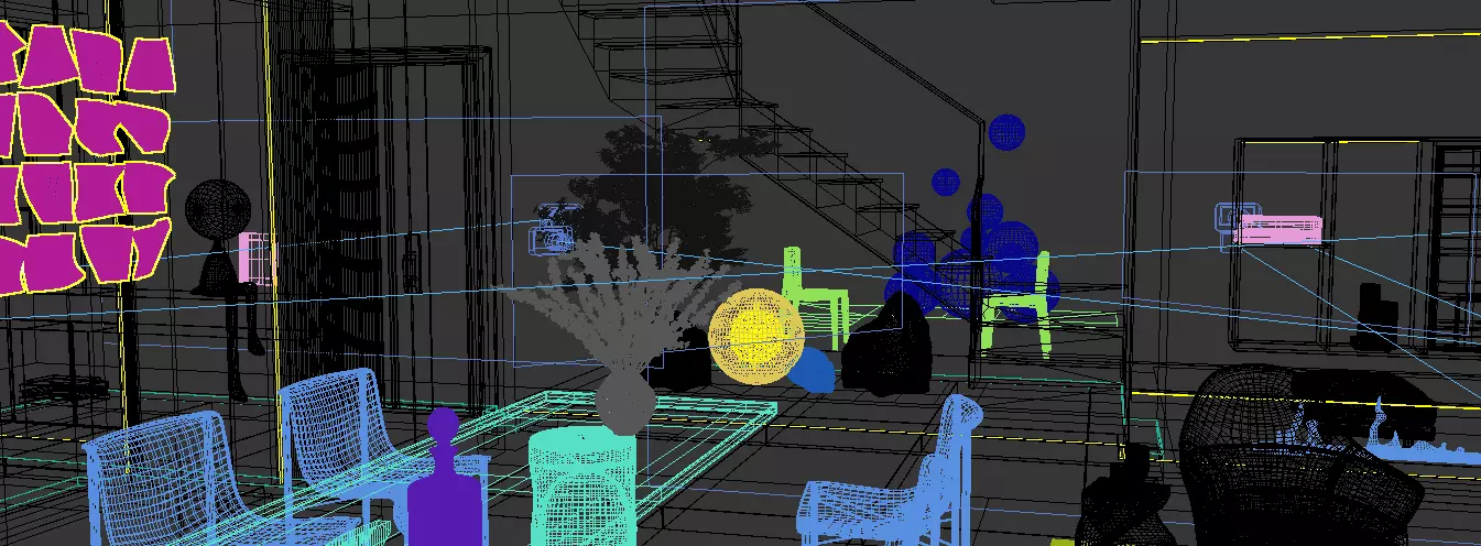 Living room 3D model_10