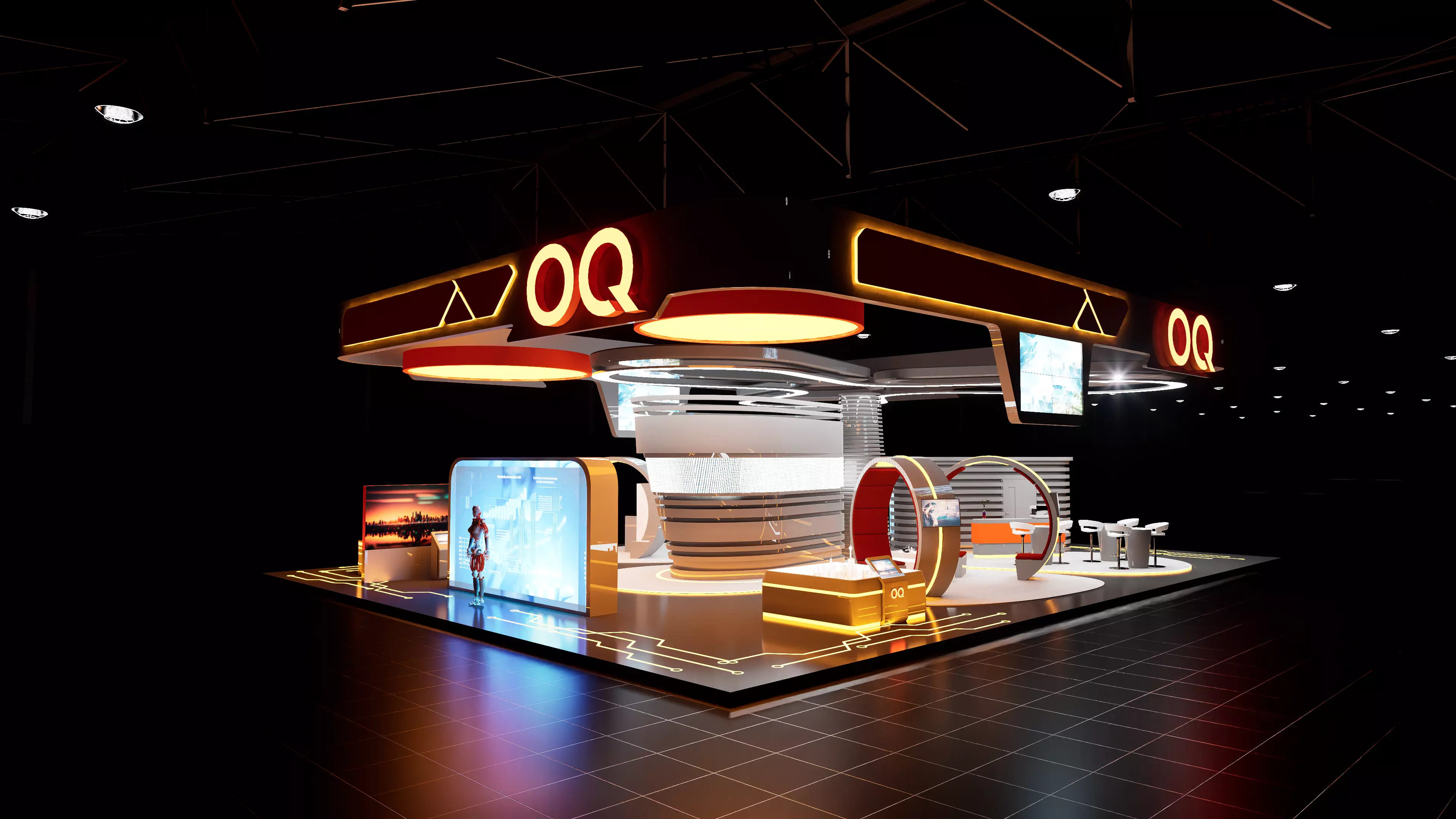 Exhibition Stand   3D model_1