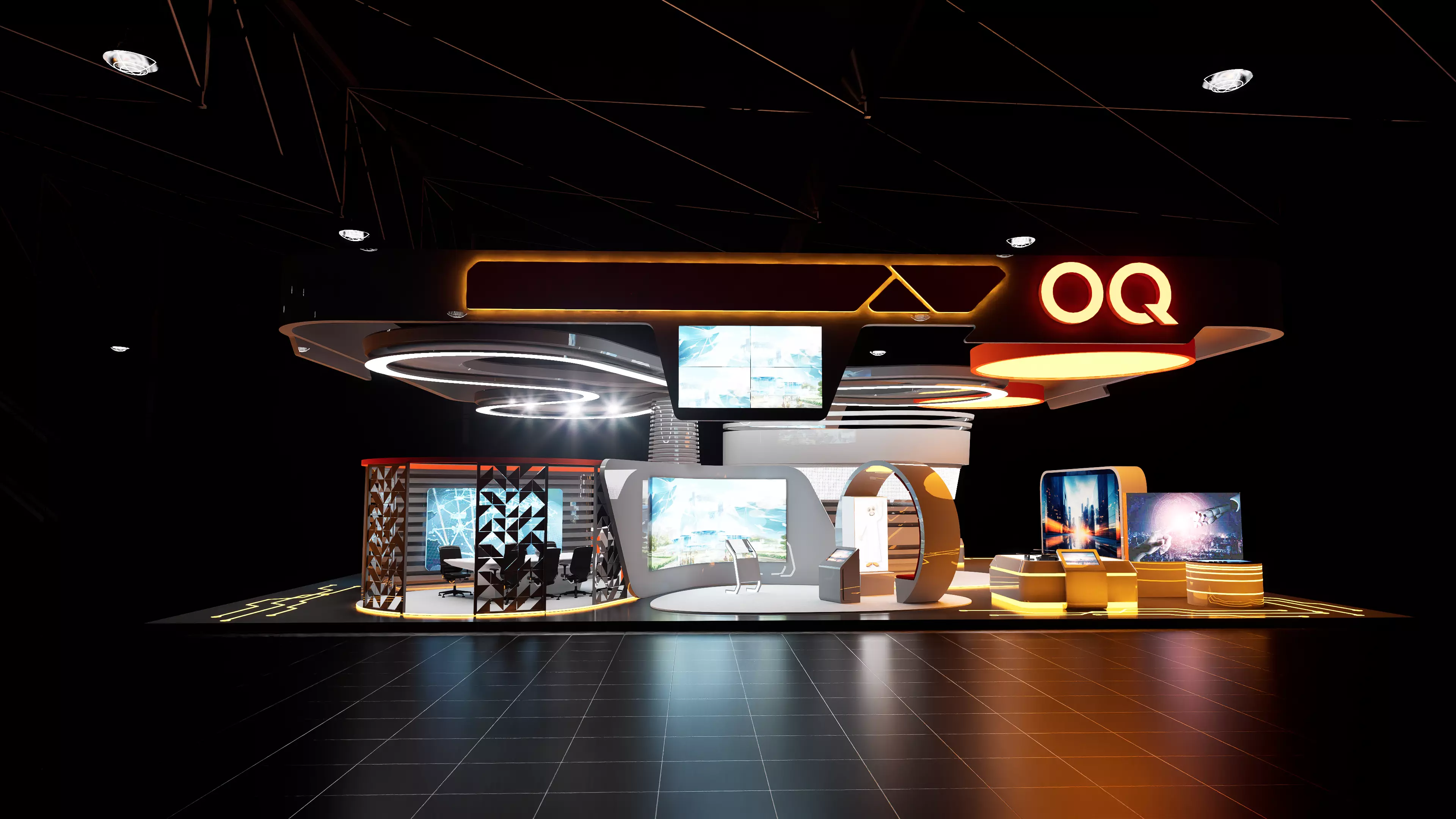 Exhibition Stand   3D model_0