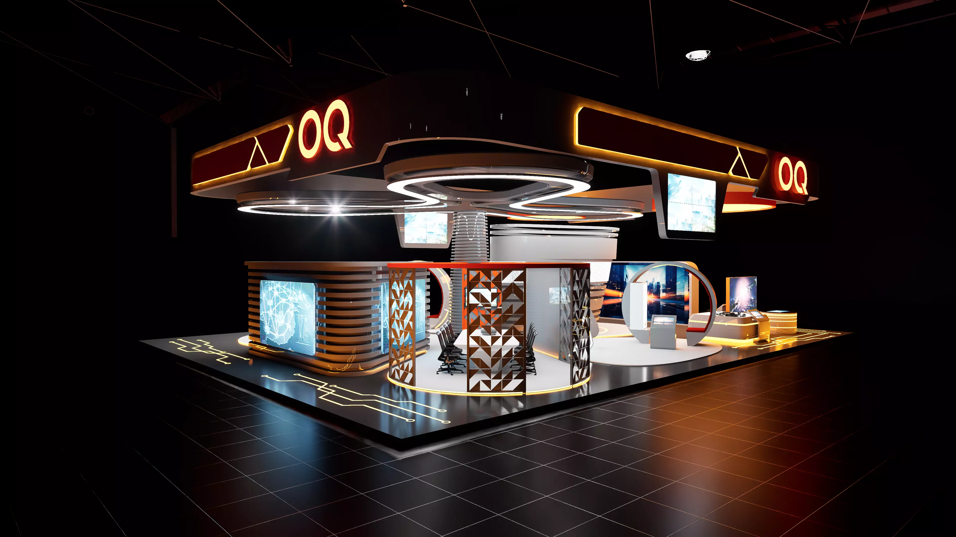 Exhibition Stand   3D model_4