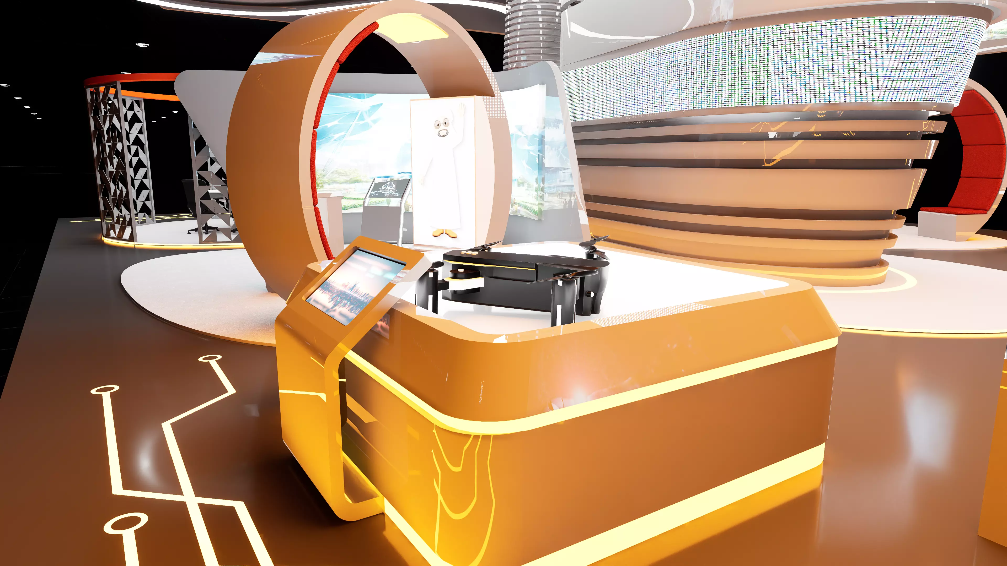 Exhibition Stand   3D model_5