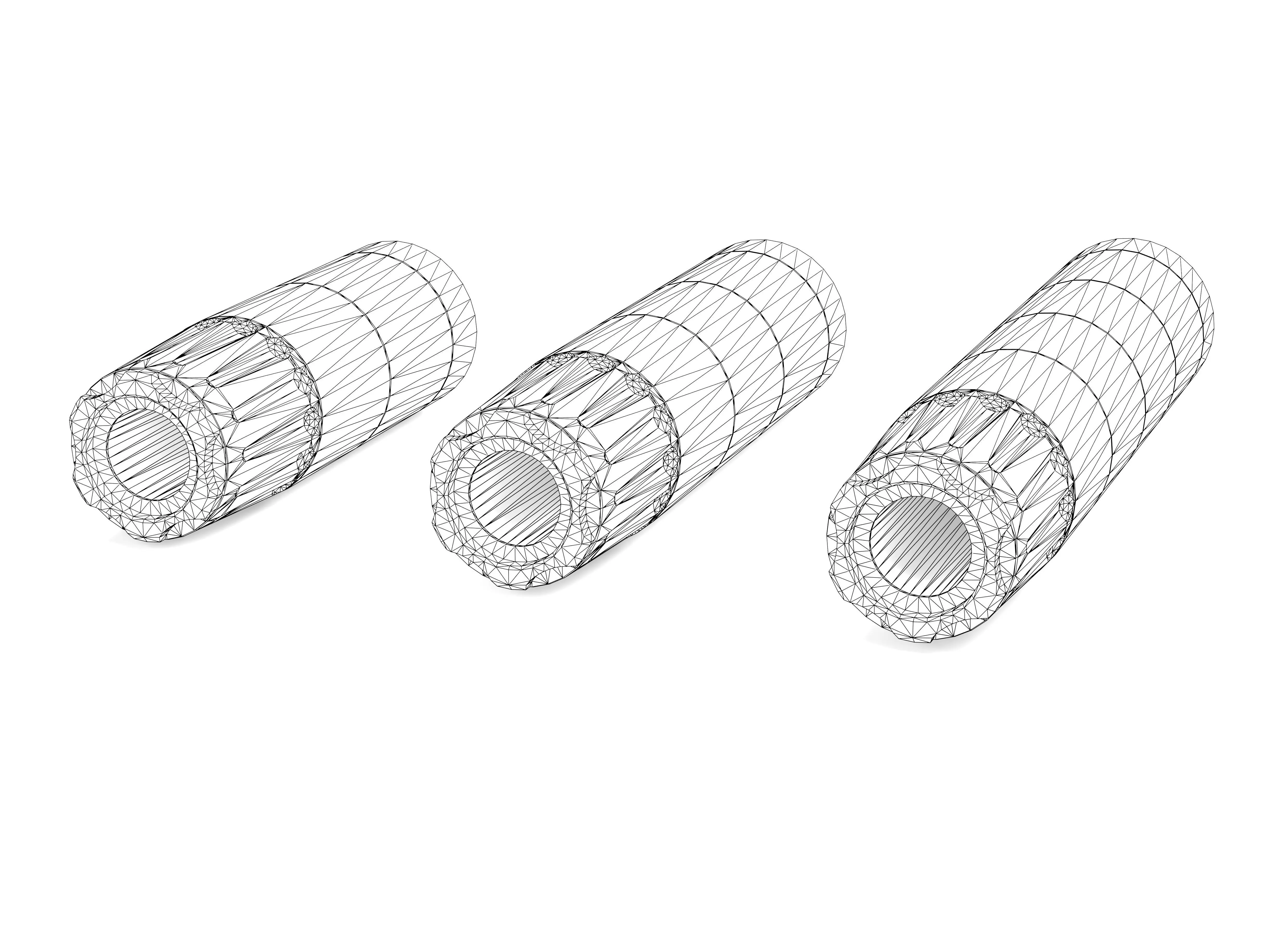 A-Tec H2 A-Lock Suppressor Low-poly 3D model_7