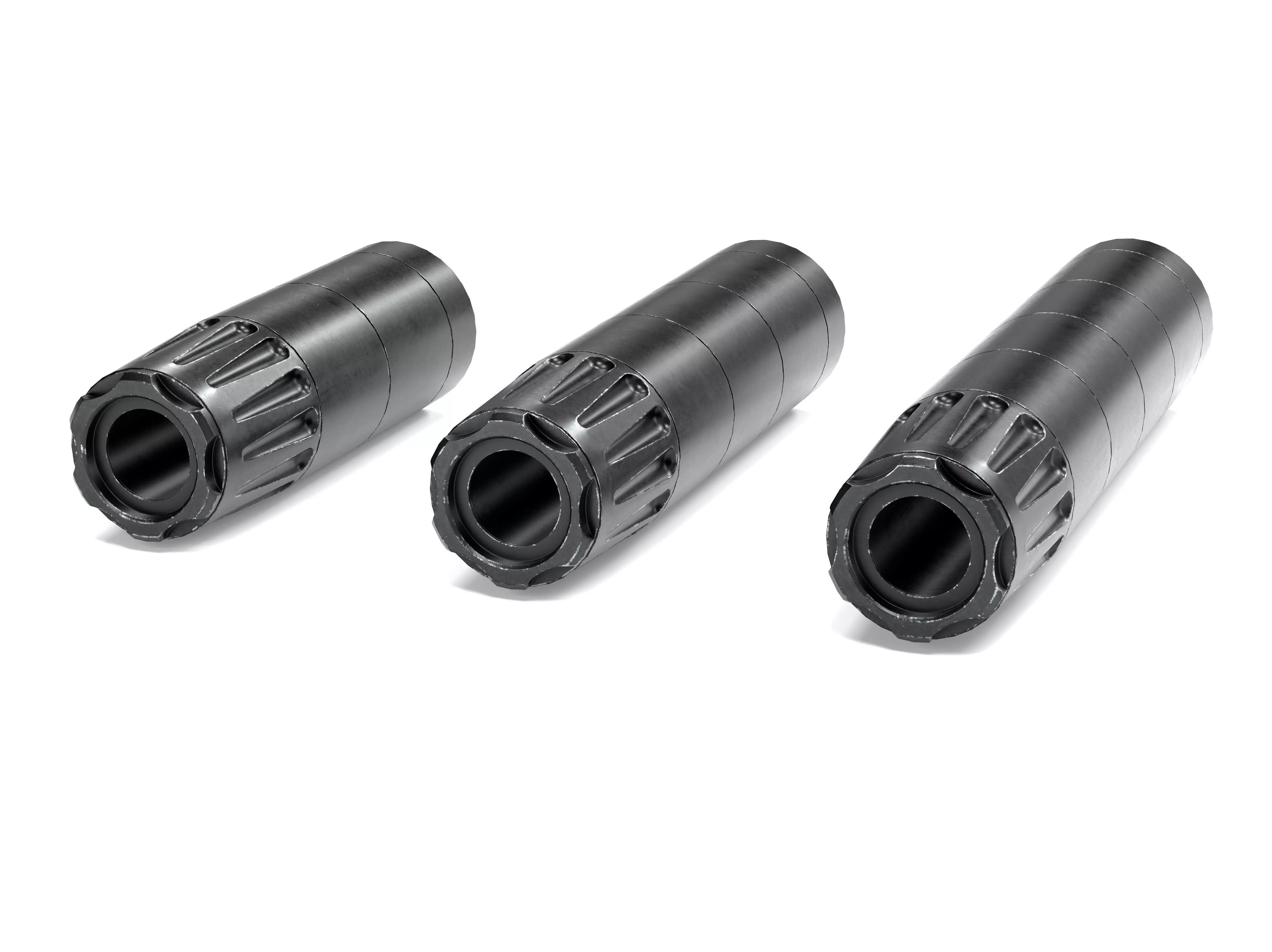 A-Tec H2 A-Lock Suppressor Low-poly 3D model_2