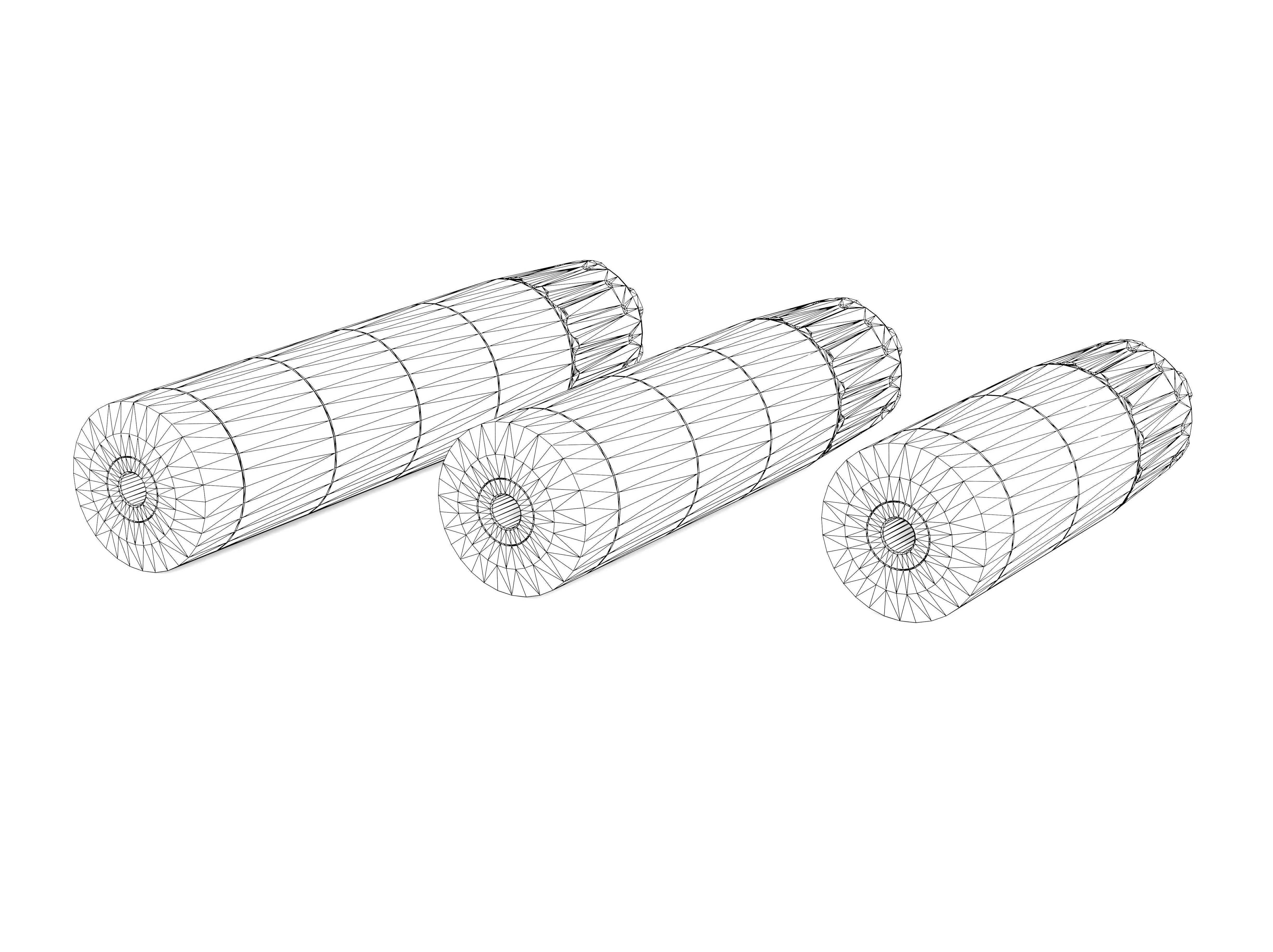 A-Tec H2 A-Lock Suppressor Low-poly 3D model_6