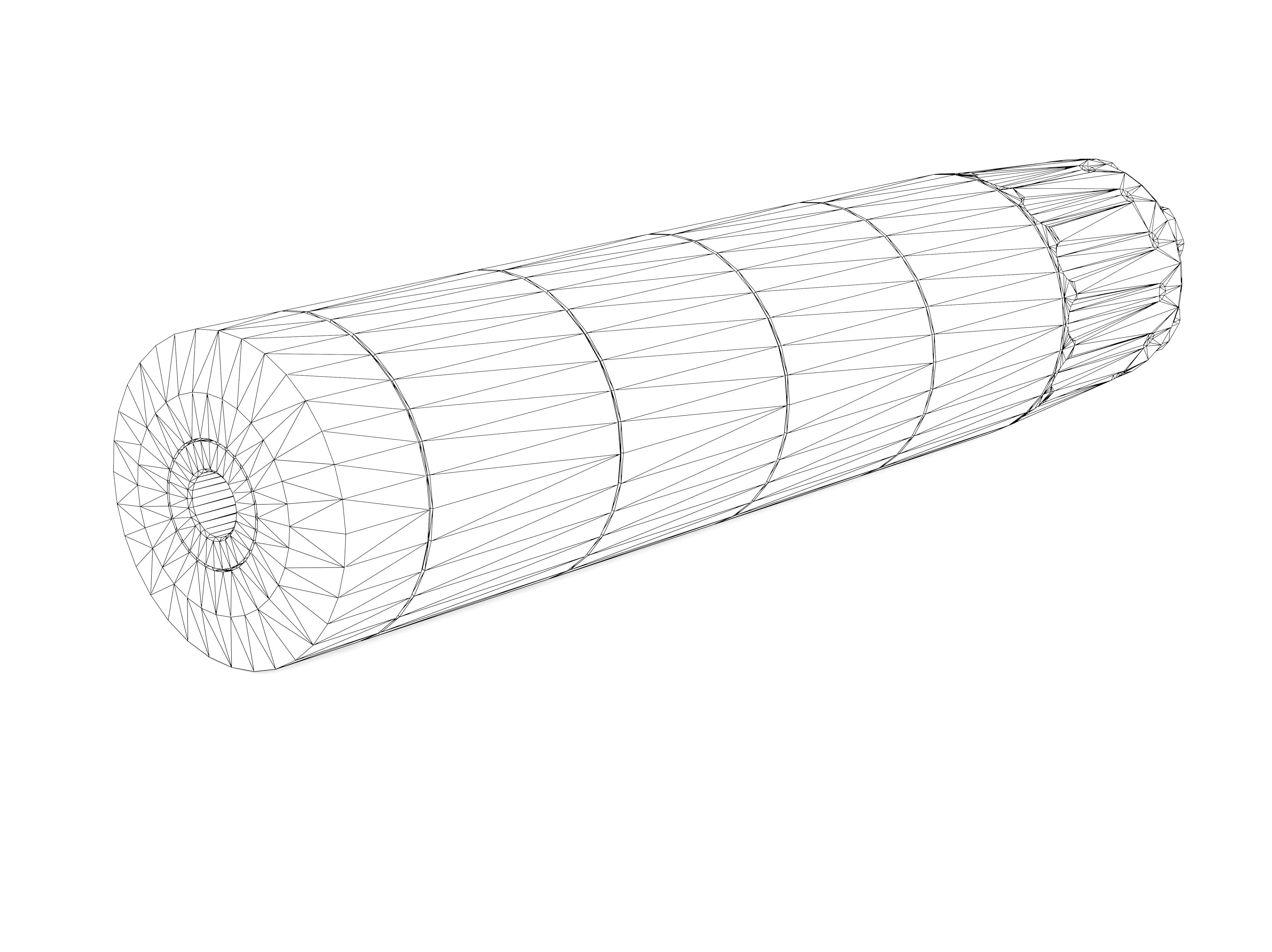 A-Tec H2 A-Lock Suppressor Low-poly 3D model_8