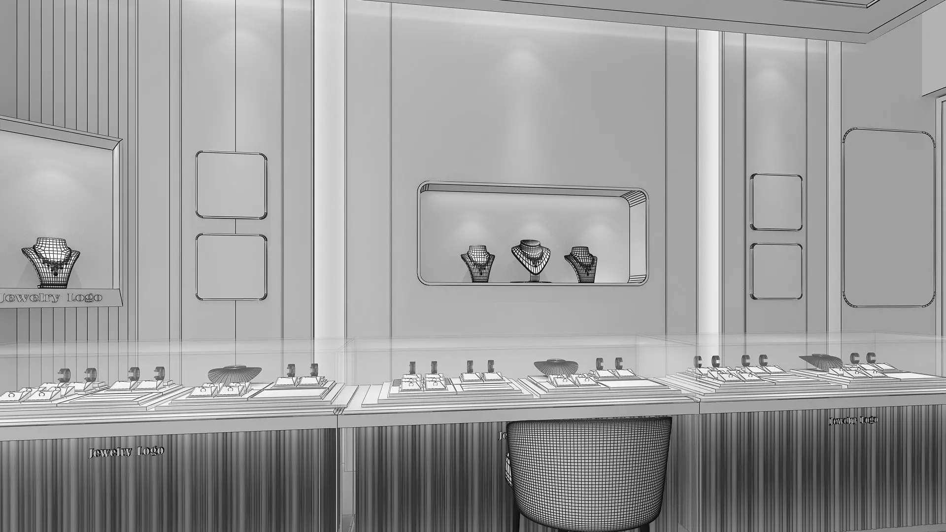 Jewelry Store 01 3D model_12