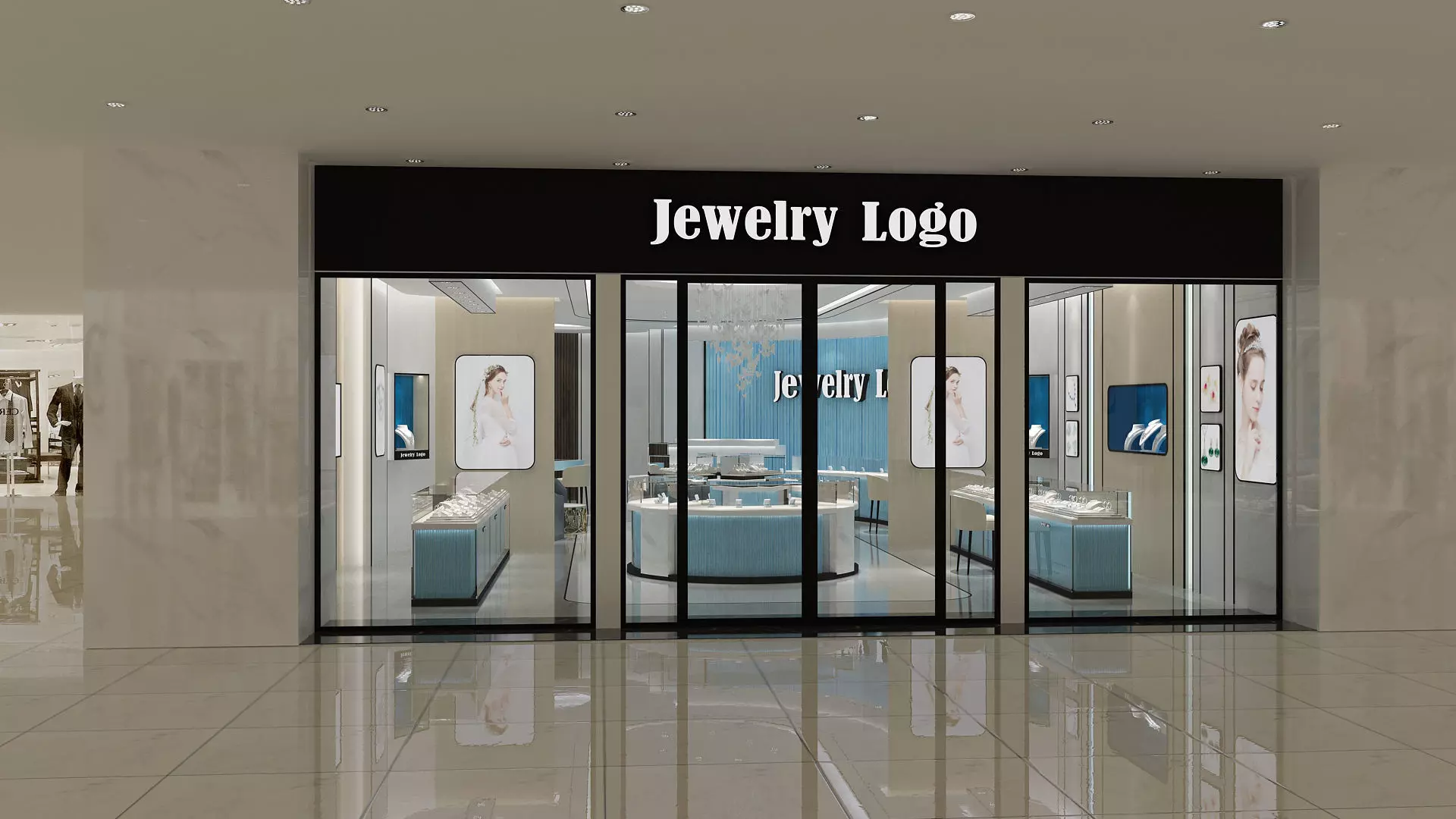 Jewelry Store 01 3D model_4