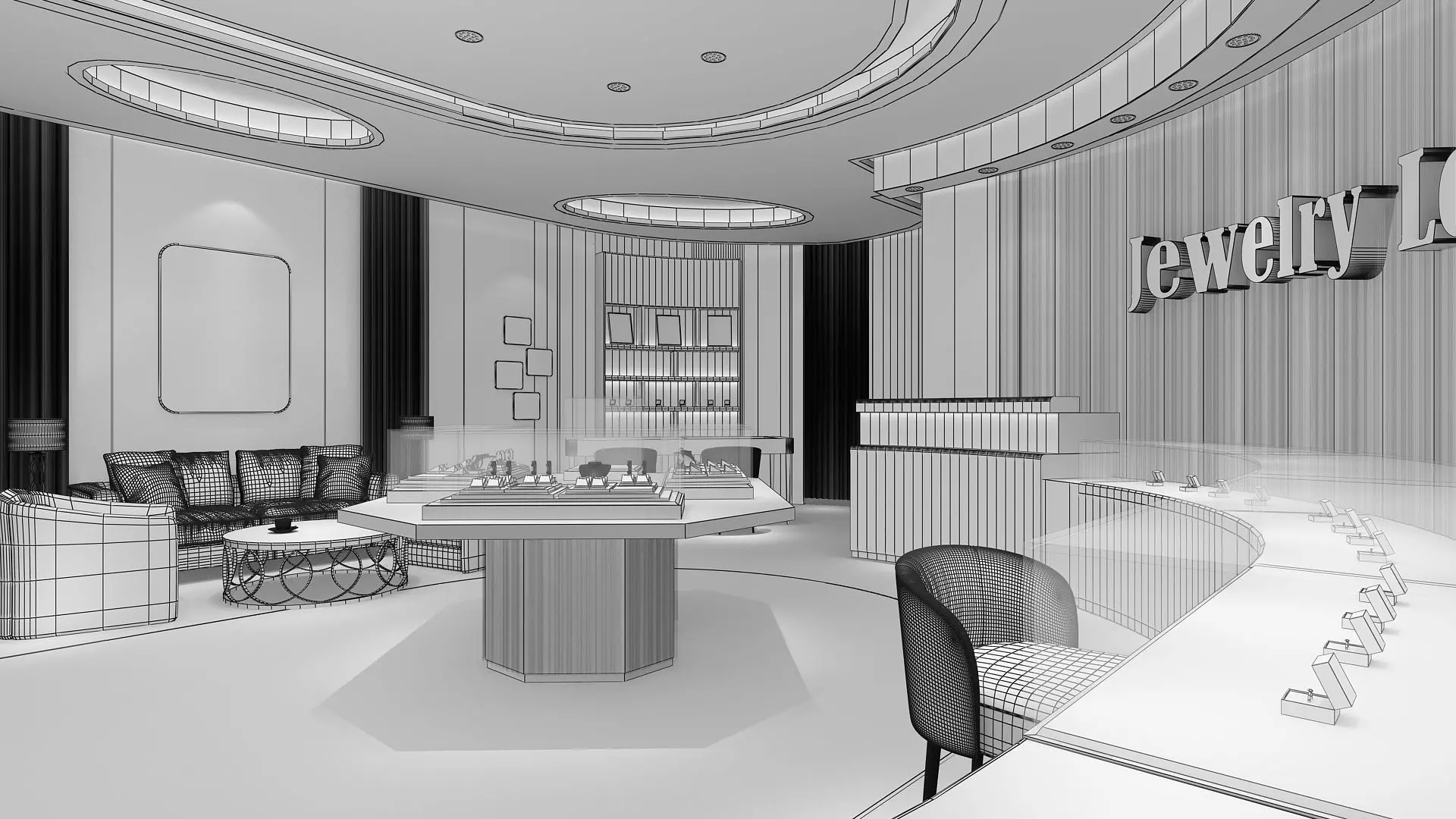 Jewelry Store 01 3D model_14