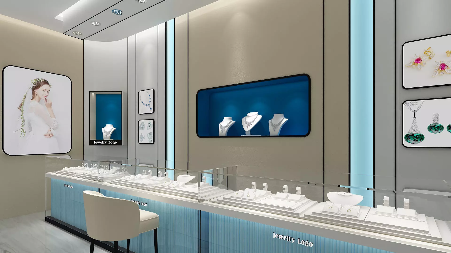 Jewelry Store 01 3D model_7