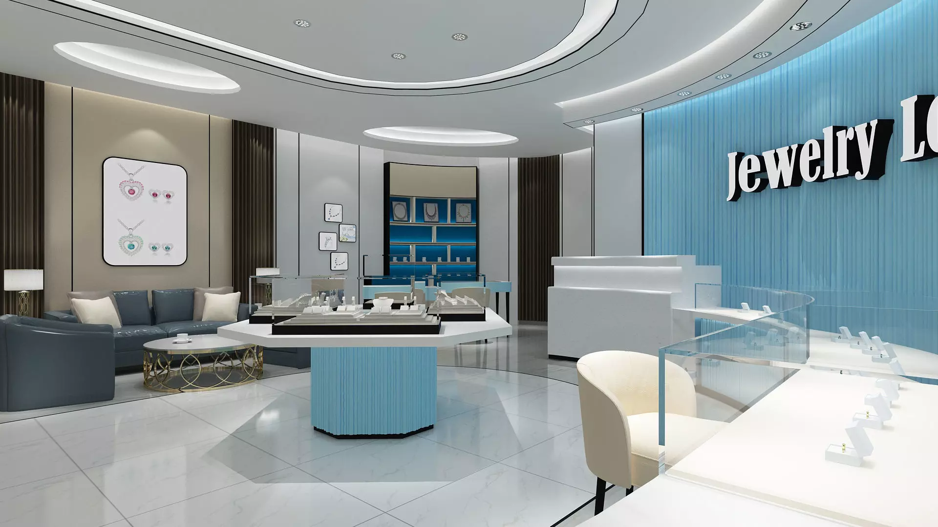 Jewelry Store 01 3D model_5