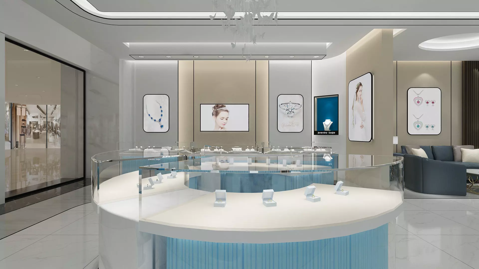 Jewelry Store 01 3D model_1