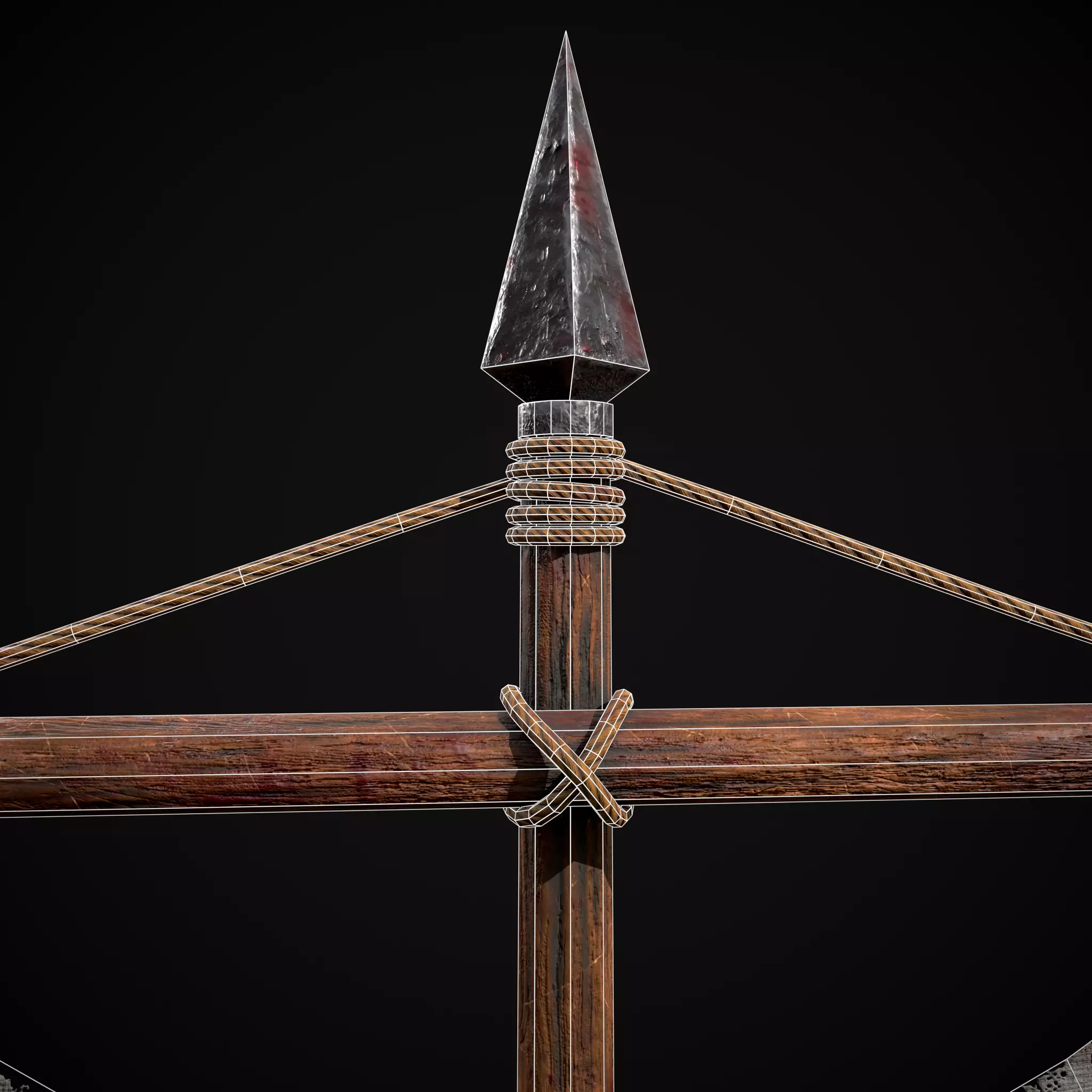  WR Torn War Banner Low-poly 3D model_14