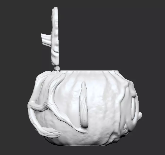 The LABUBA Halloween bucket 3D print model_4