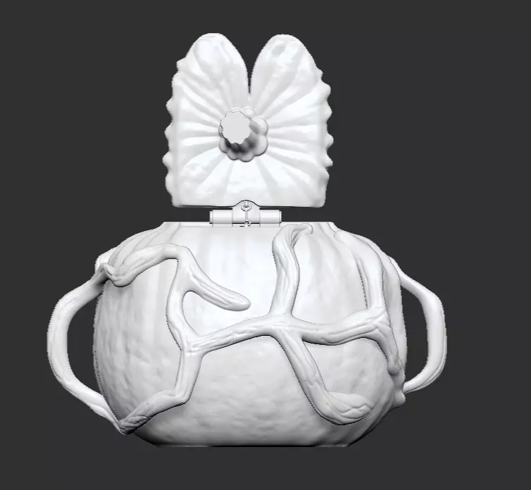 The LABUBA Halloween bucket 3D print model_3