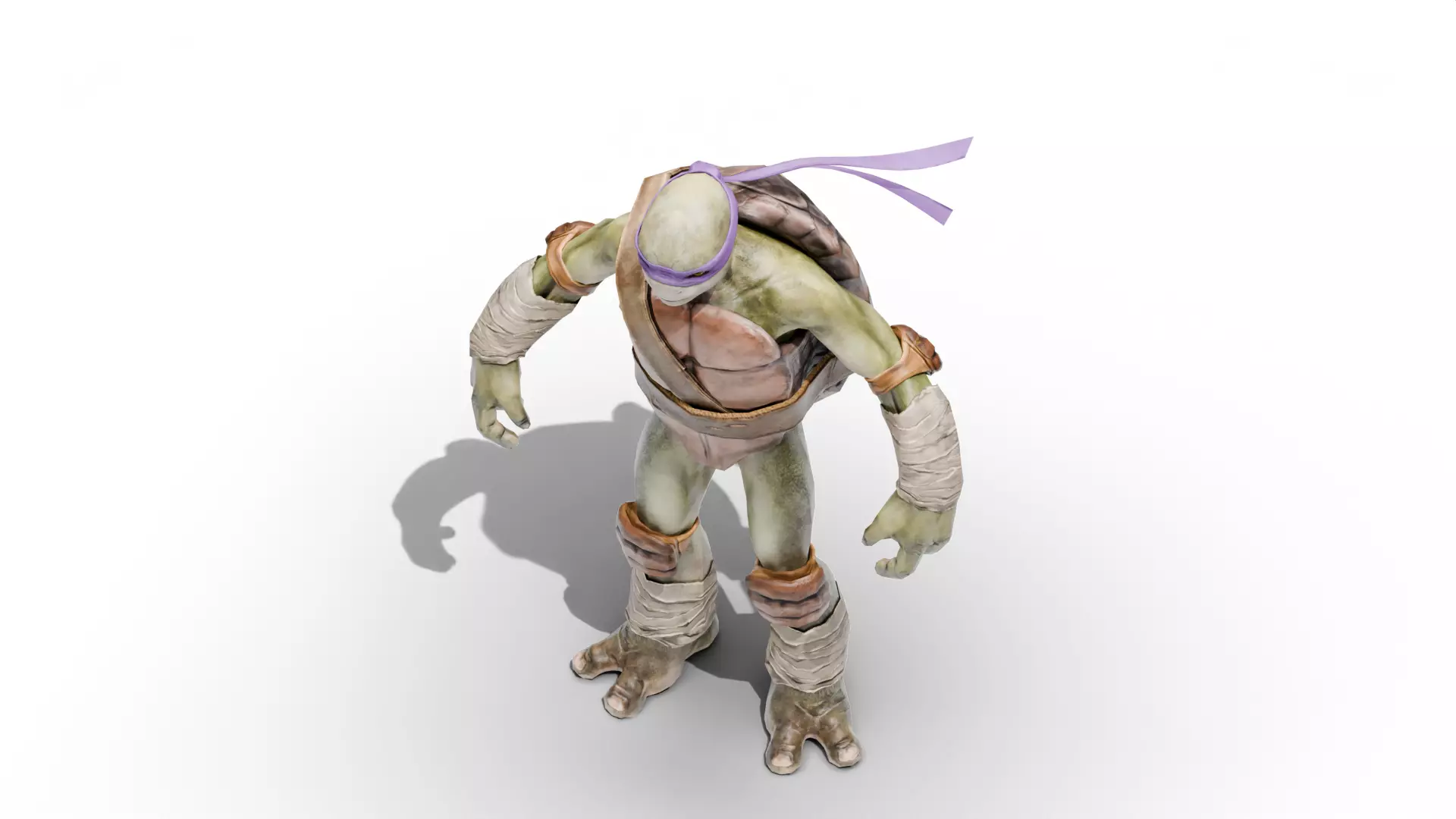 Donatello - TMNT Low-poly 3D model_7