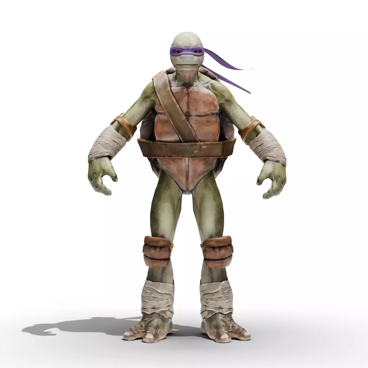 Donatello - TMNT Low-poly 3D model_1
