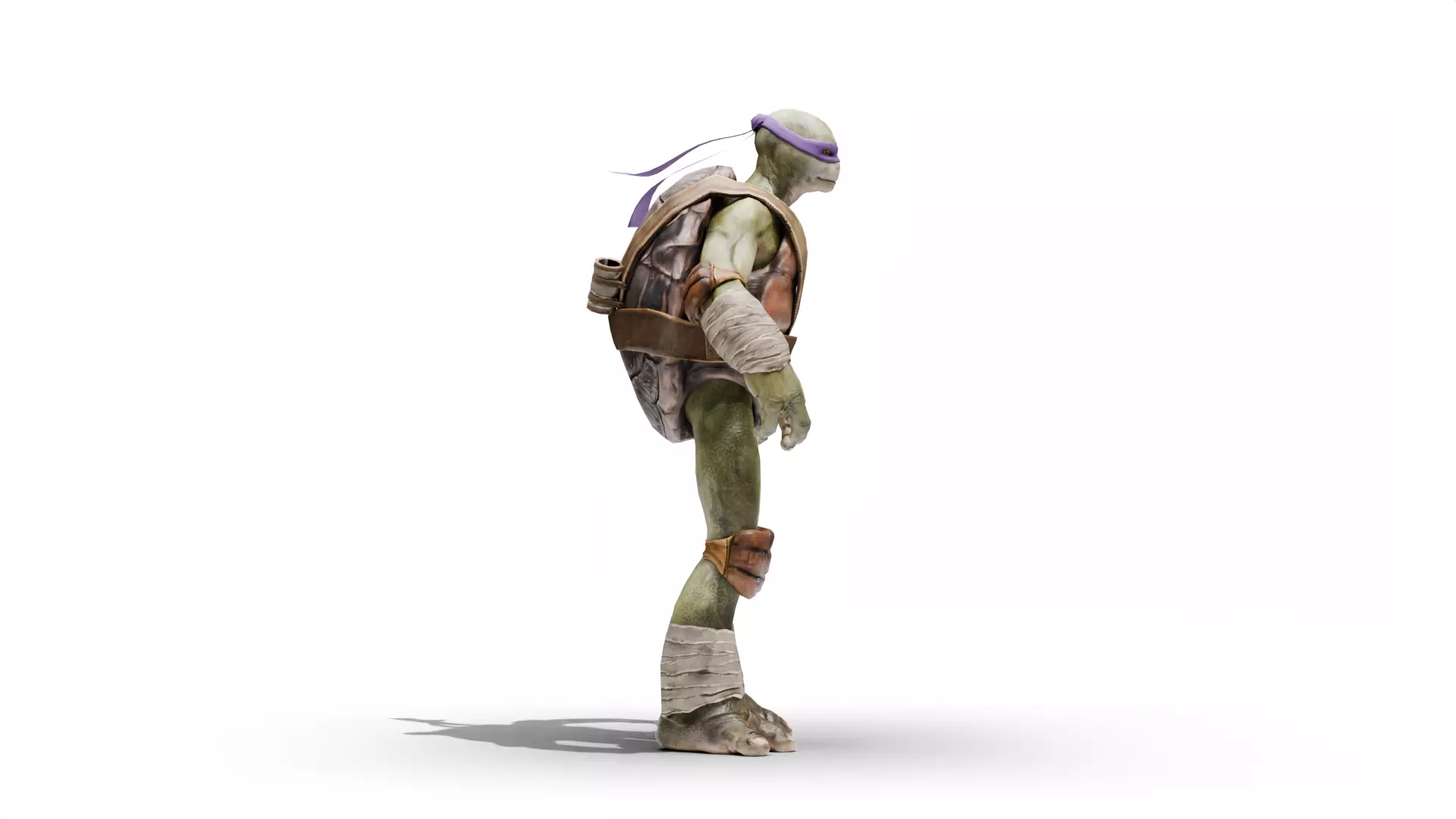 Donatello - TMNT Low-poly 3D model_5