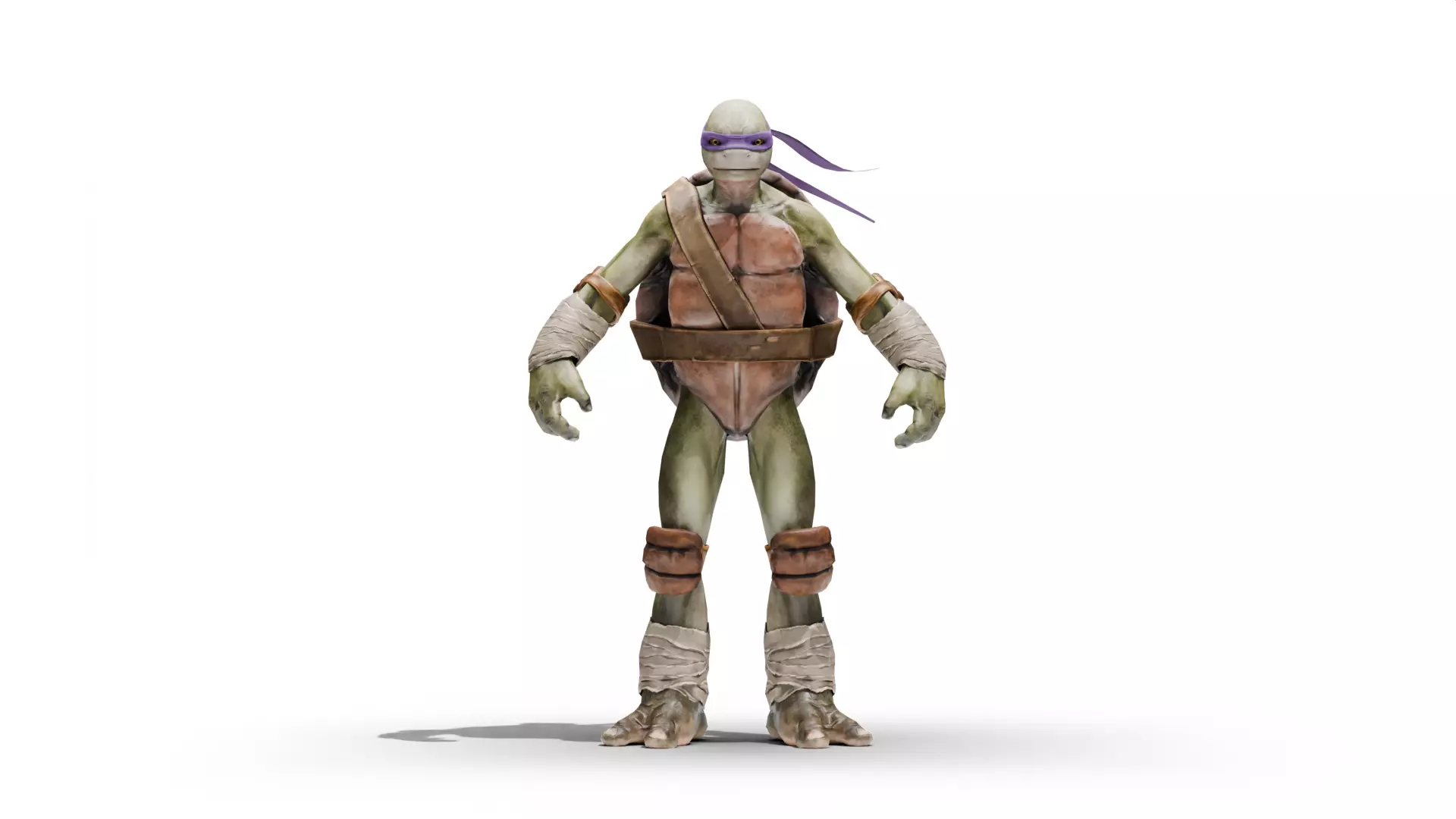 Donatello - TMNT Low-poly 3D model_3