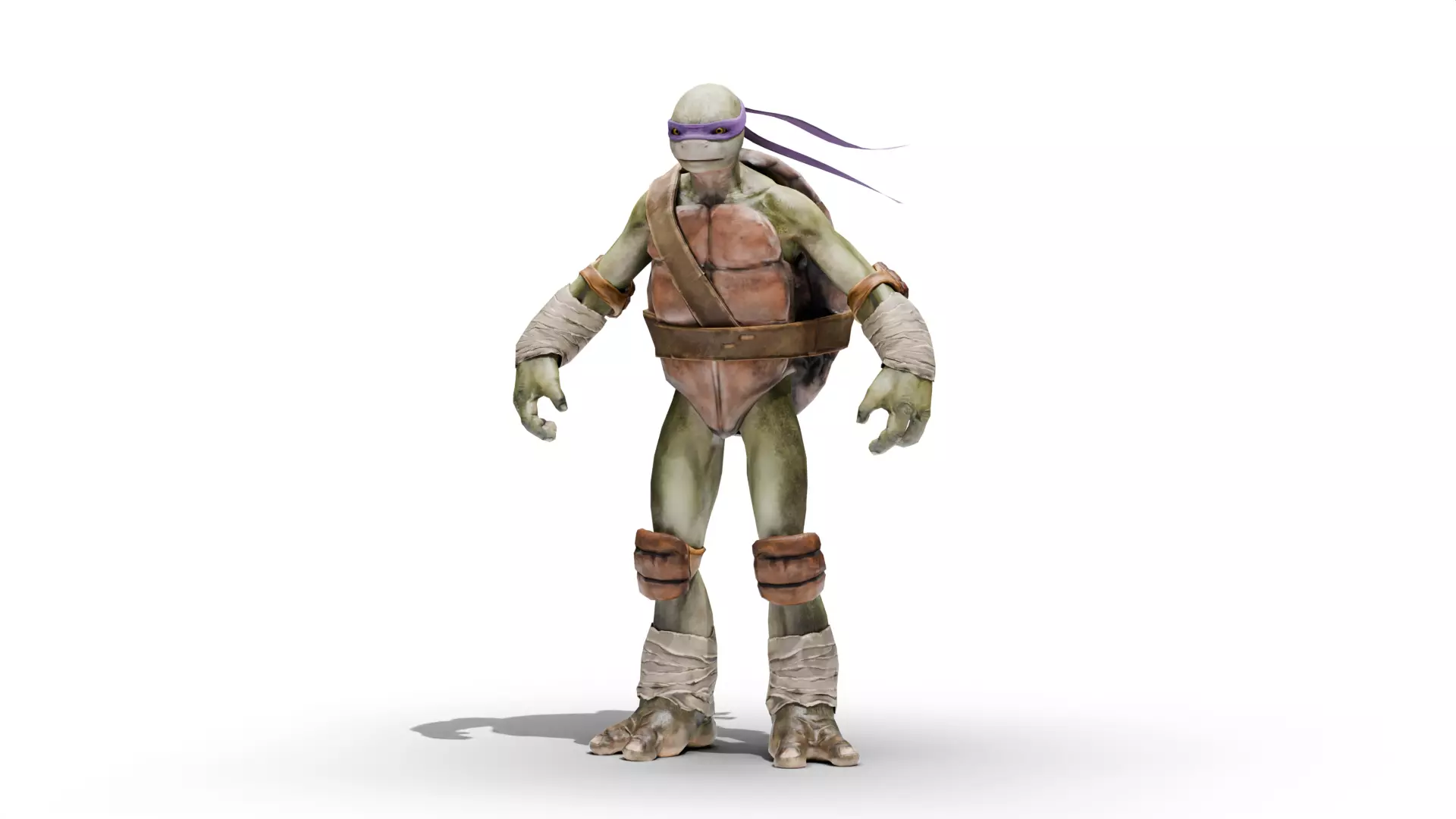 Donatello - TMNT Low-poly 3D model_2