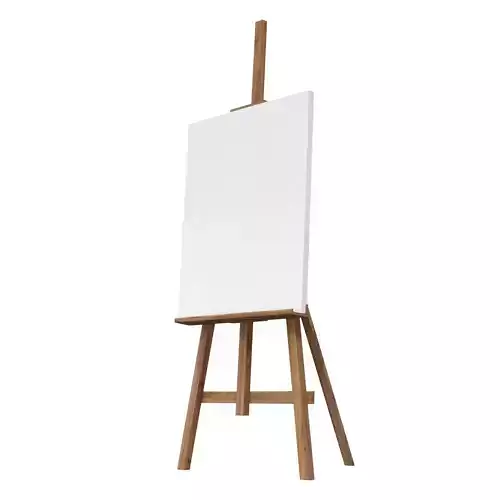 Easel with Canvas