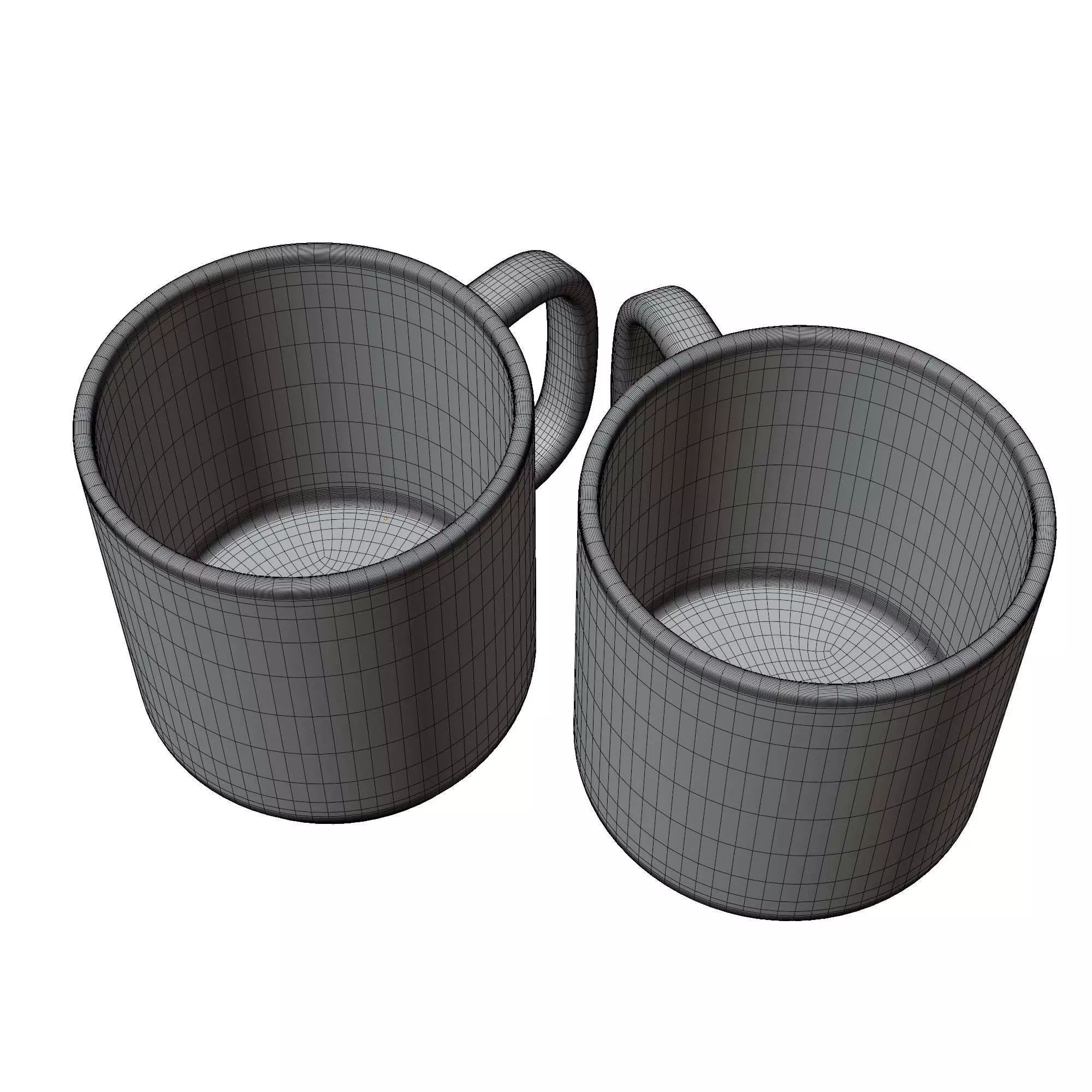 Mug or cup 3D model_3